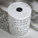 Modern Iron Solar Side Table With Built - In Light