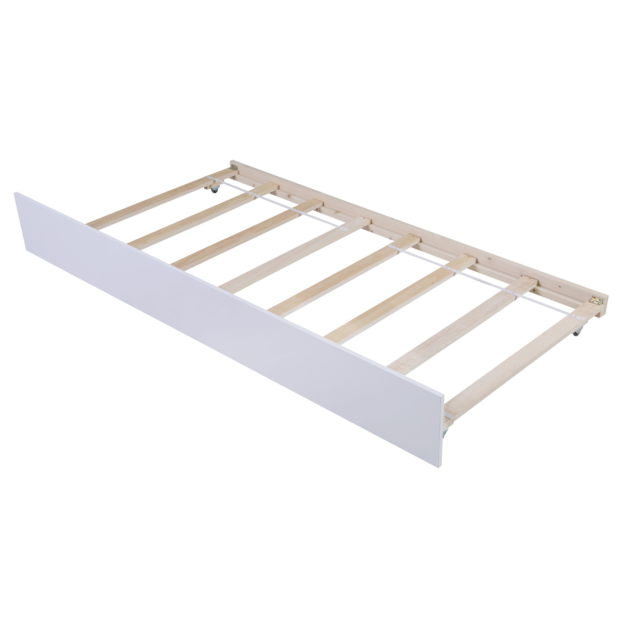 Twin size Platform Bed Wood Platform Bed with Trundle - Atlantic Fine Furniture Melbourne FL