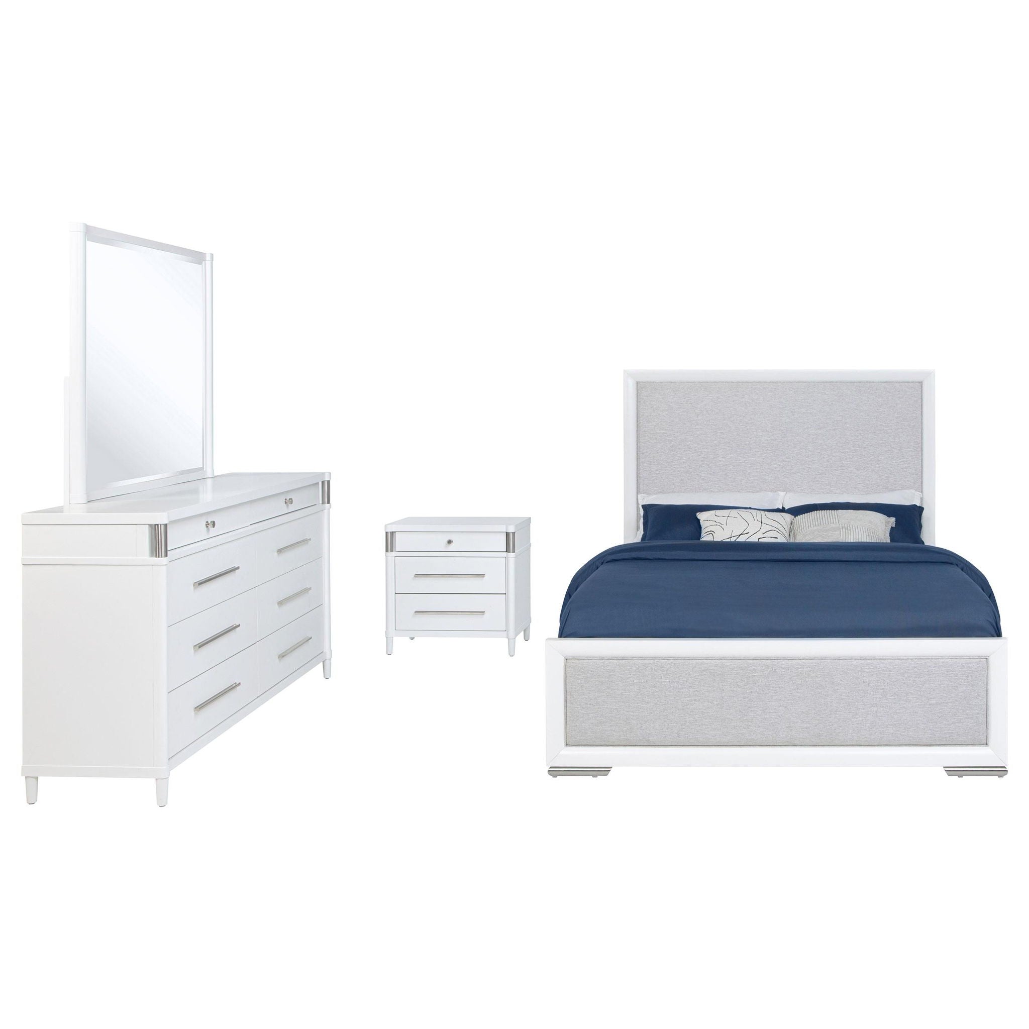 Gracemont 4-piece Queen Bedroom Set White