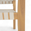 Woven Rope Outdoor Deep Seating Porch Loveseat For Garden