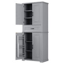 Bathroom Storage Cabinet With Multifunctional Storage Space, Drawer With Slide Rails, Adjustable Shelf
