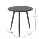 Kenneth - 3 Pieces Chat Set Outdoor Furniture - Brown Multi