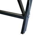 1 Pieces Patio Wicker Side Foldable Bench Patio Backyard Conversation Bench Gray Wicker - Dark Gray