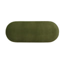 Chloe - Modern Glam Storage Bench - Olive Green