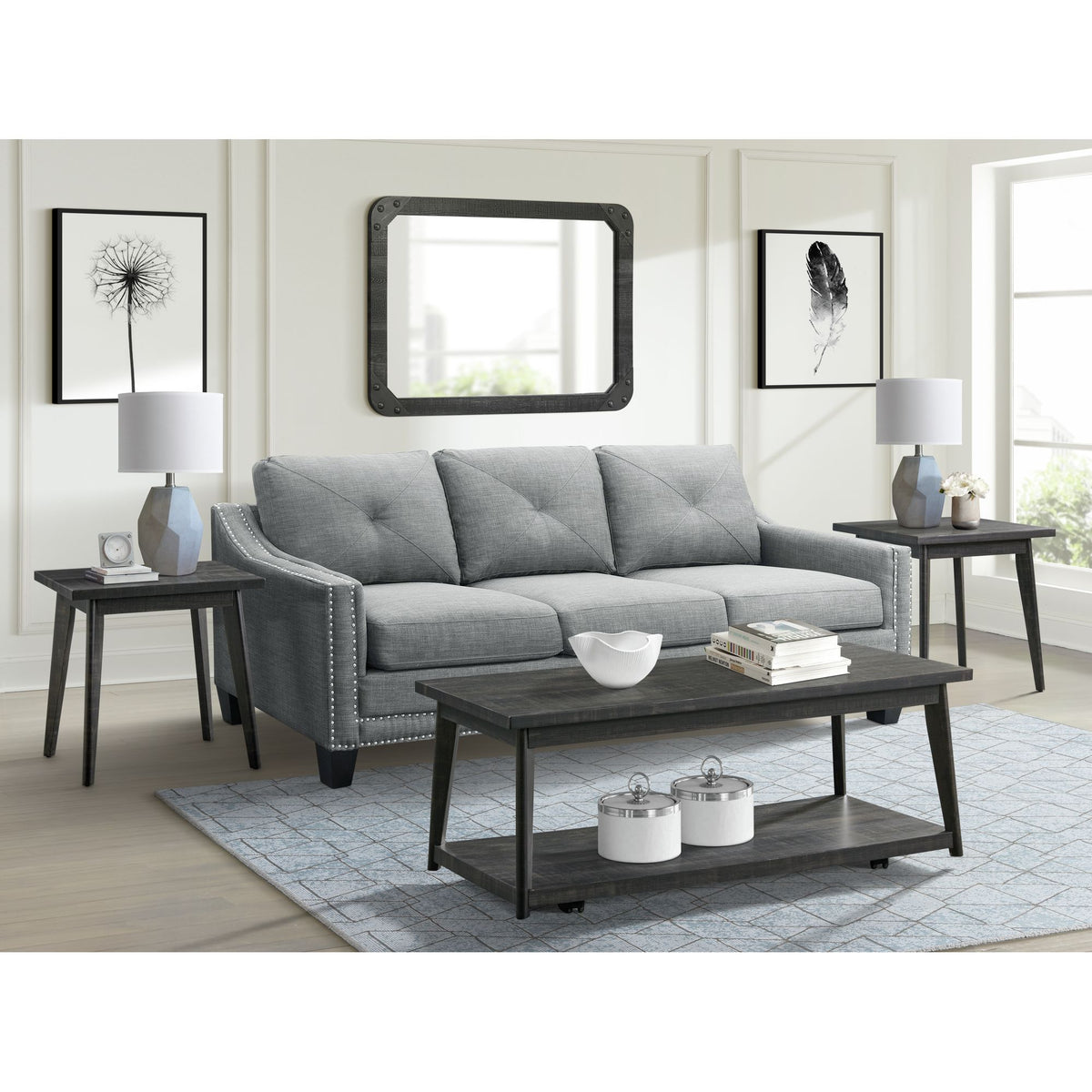 Libby Three Pack Occasional in Dark by Elements International, view 8