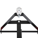 Heavy Duty Trailer Dolly With 2" Ball 1000 Lb Capacity For Easy Mobility - Black