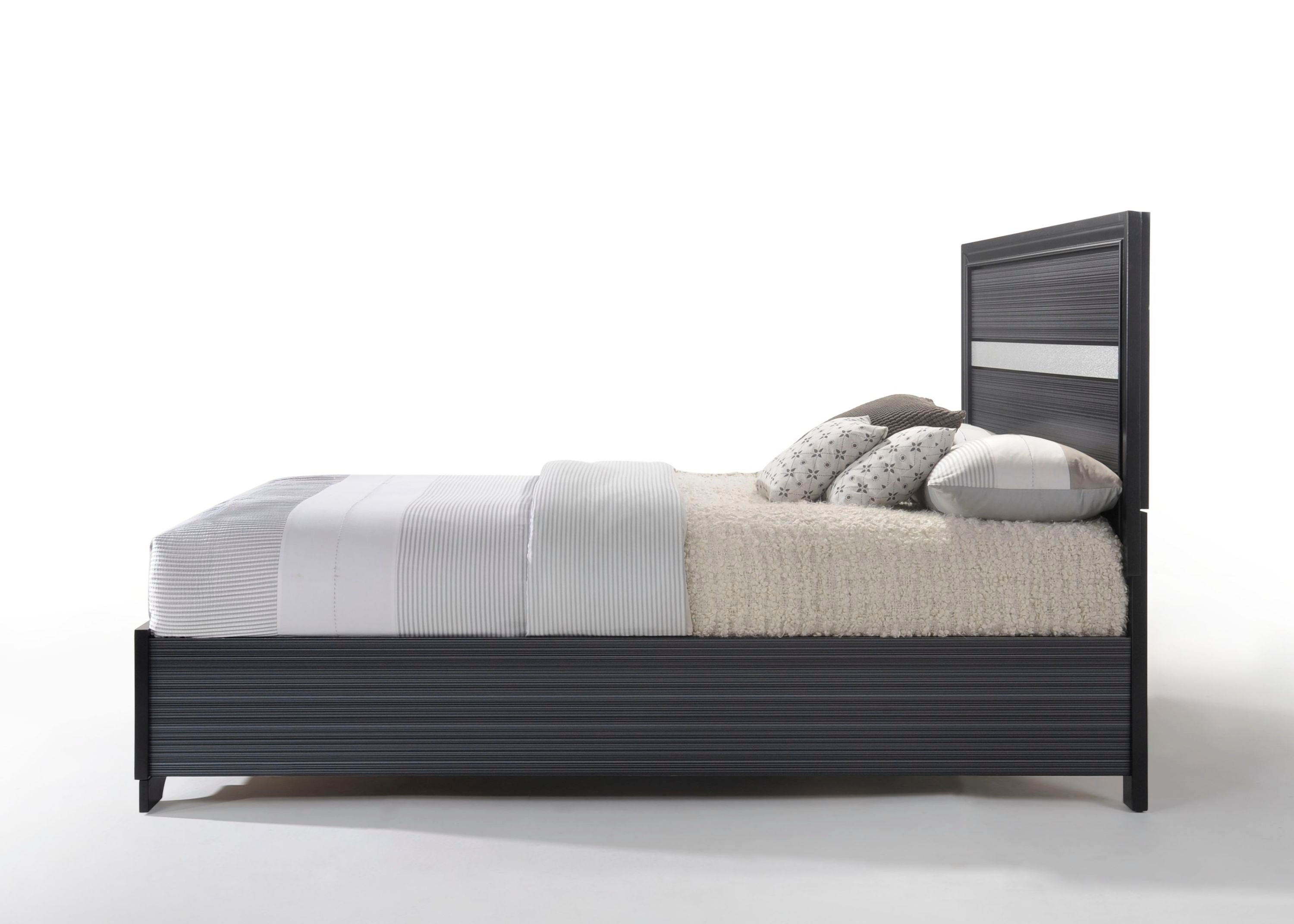ACME Naima Queen Bed in Black 25900Q - Atlantic Fine Furniture Melbourne FL