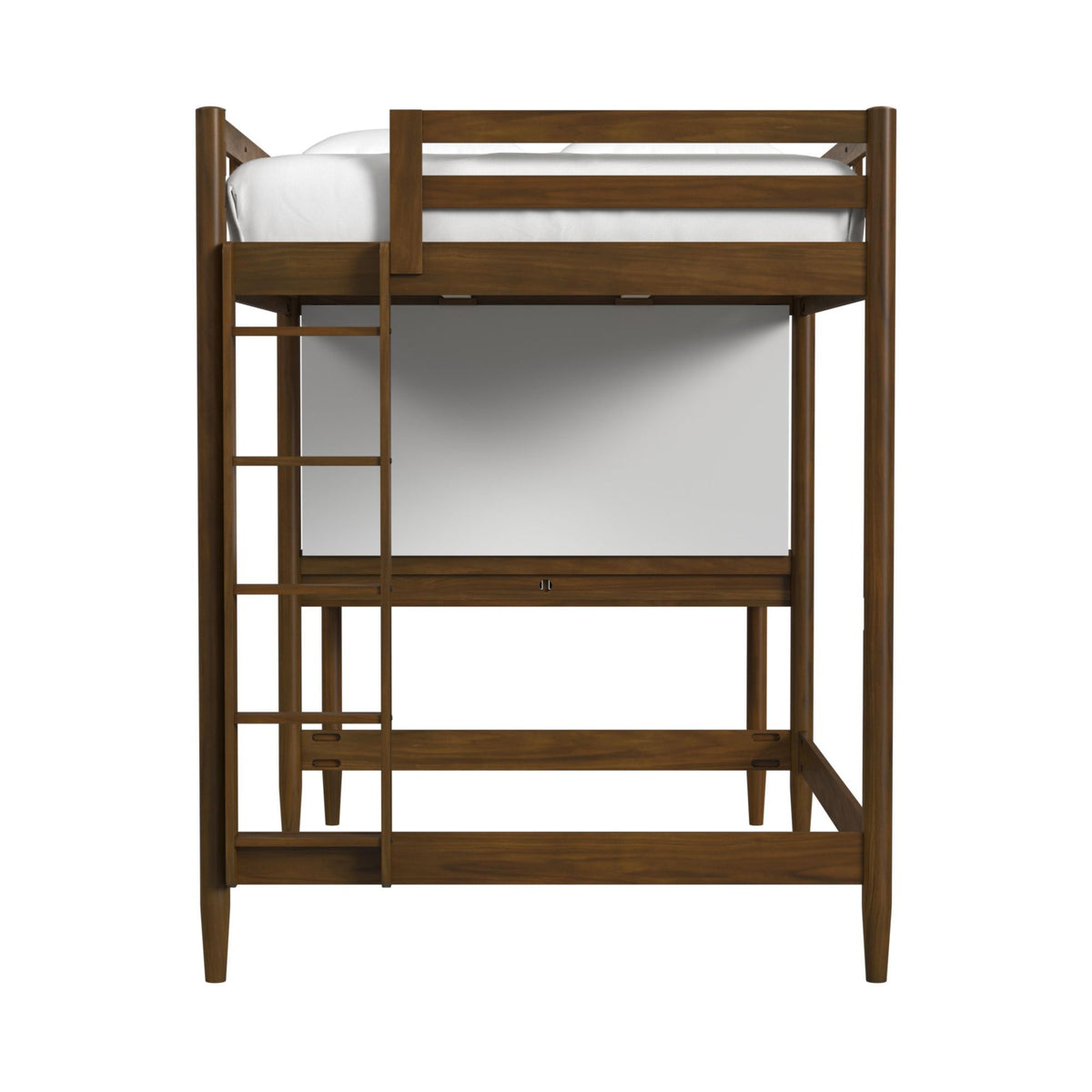 Malibu Full Loft Bed in Walnut by Elements International, view 11