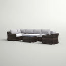 Stylish Sofa Seating Group With Cushions Perfect For Outdoor Gatherings