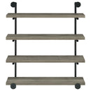 Elmcrest - 4-Shelf Wall Bookshelf