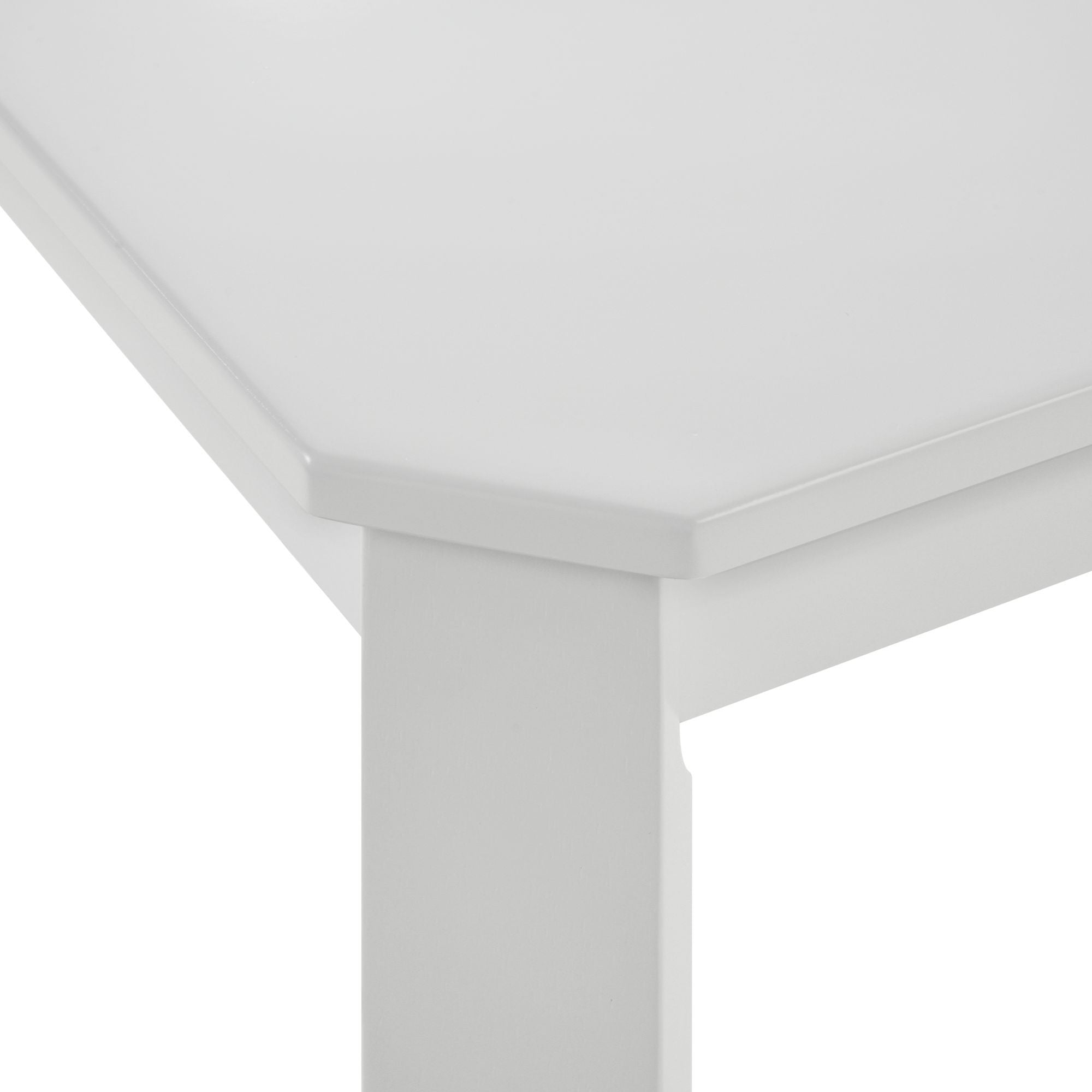 Travis Youth - 5 Piece Dining Set With Table And 4 Chairs - White - Atlantic Fine Furniture Melbourne FL