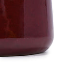 4 Pieces Planter Pot, Indoor Outdoor Flowerpot For Patio, Garden, Or Windowsills - Bean Paste Red