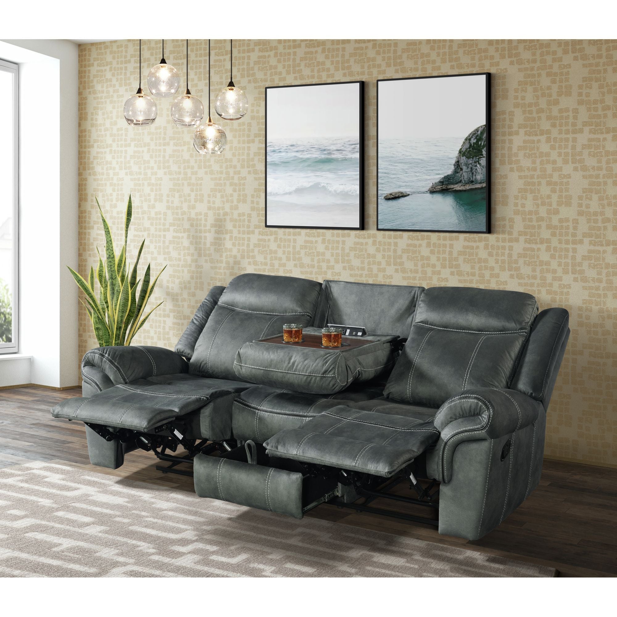 Sorrento - Motion Sofa With Dropdown - Atlantic Fine Furniture Melbourne FL