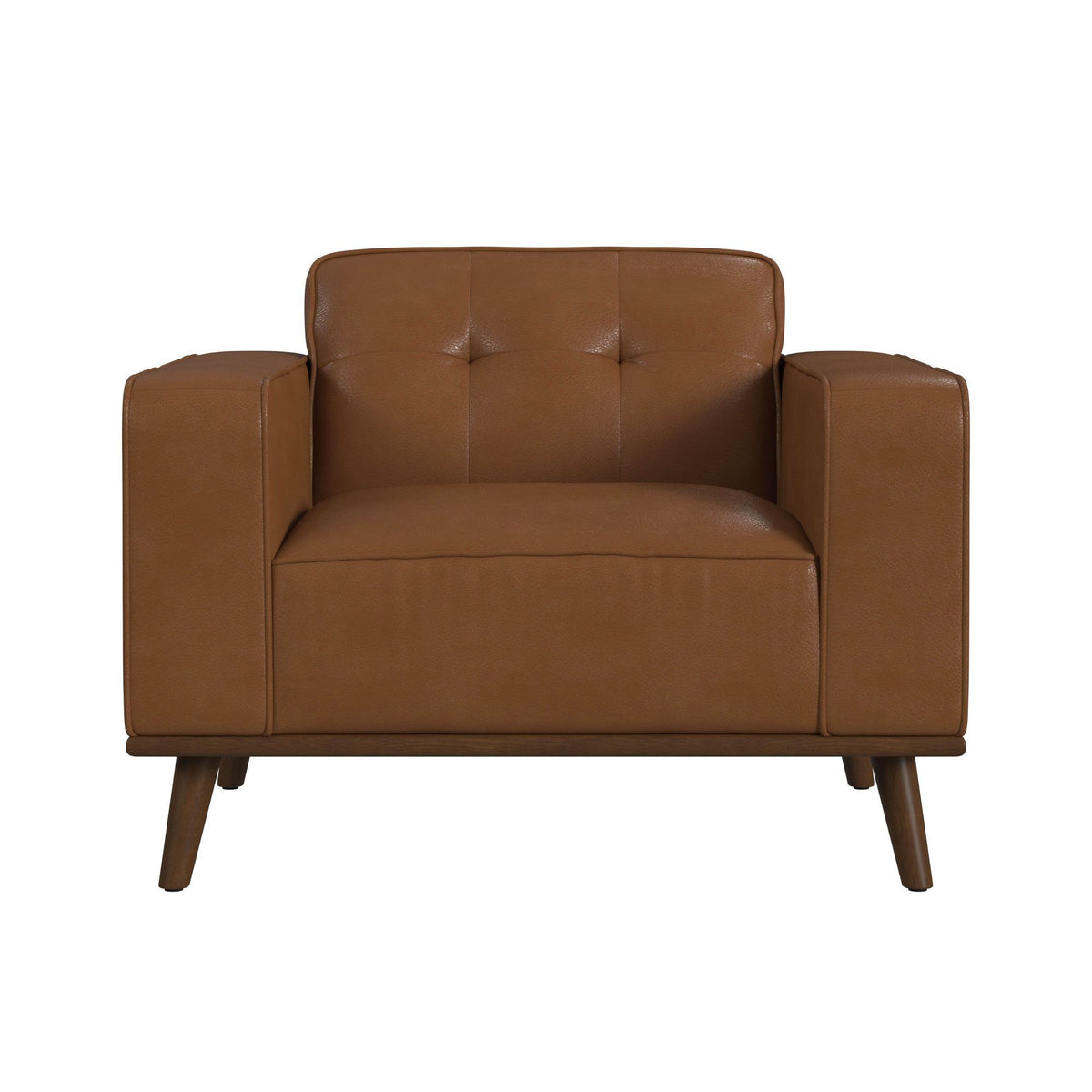 Destiny Chair With Wood Front in Dark Brown by Elements International, view 8
