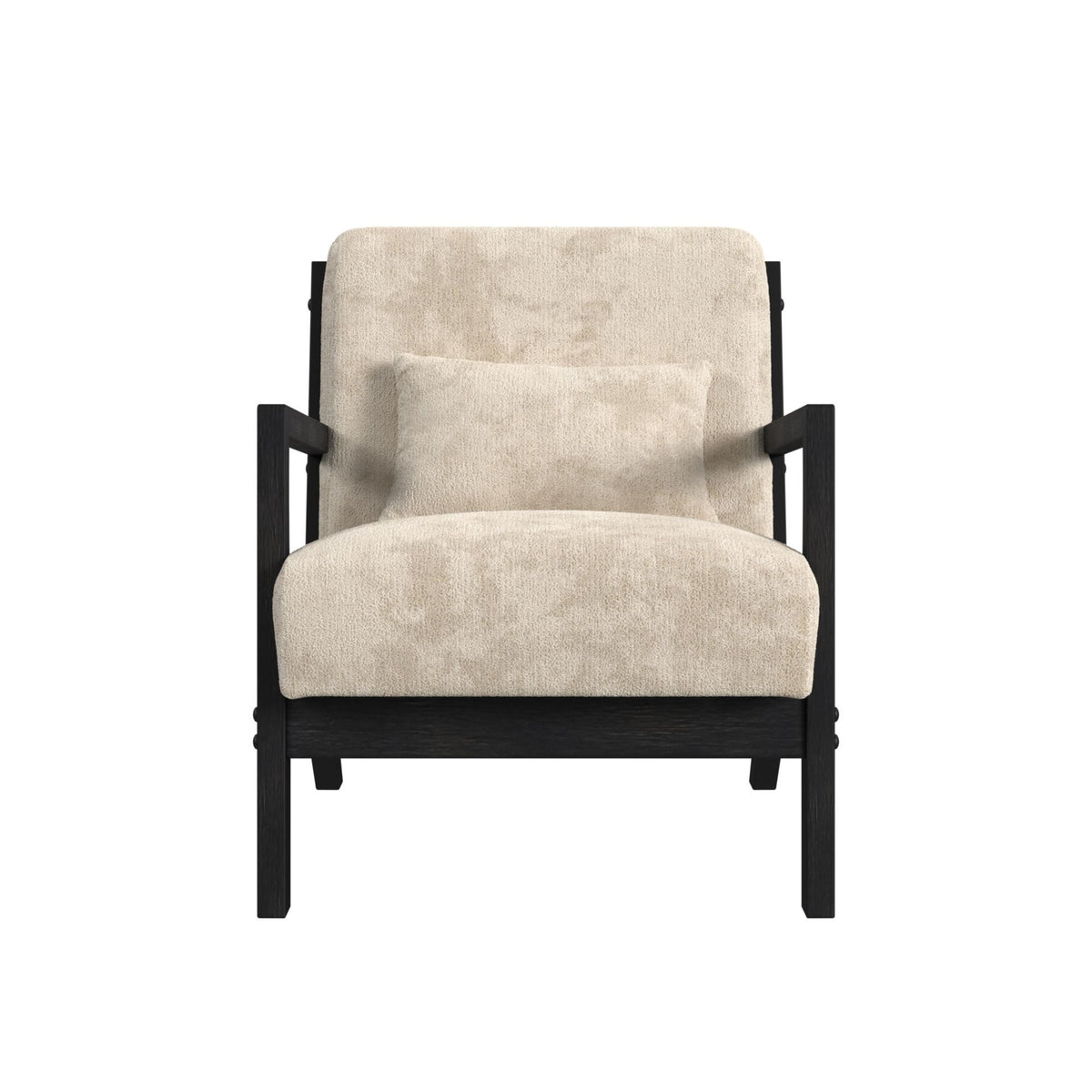 Marina Chair With Kidney Pillow in Beige by Elements International, view 12