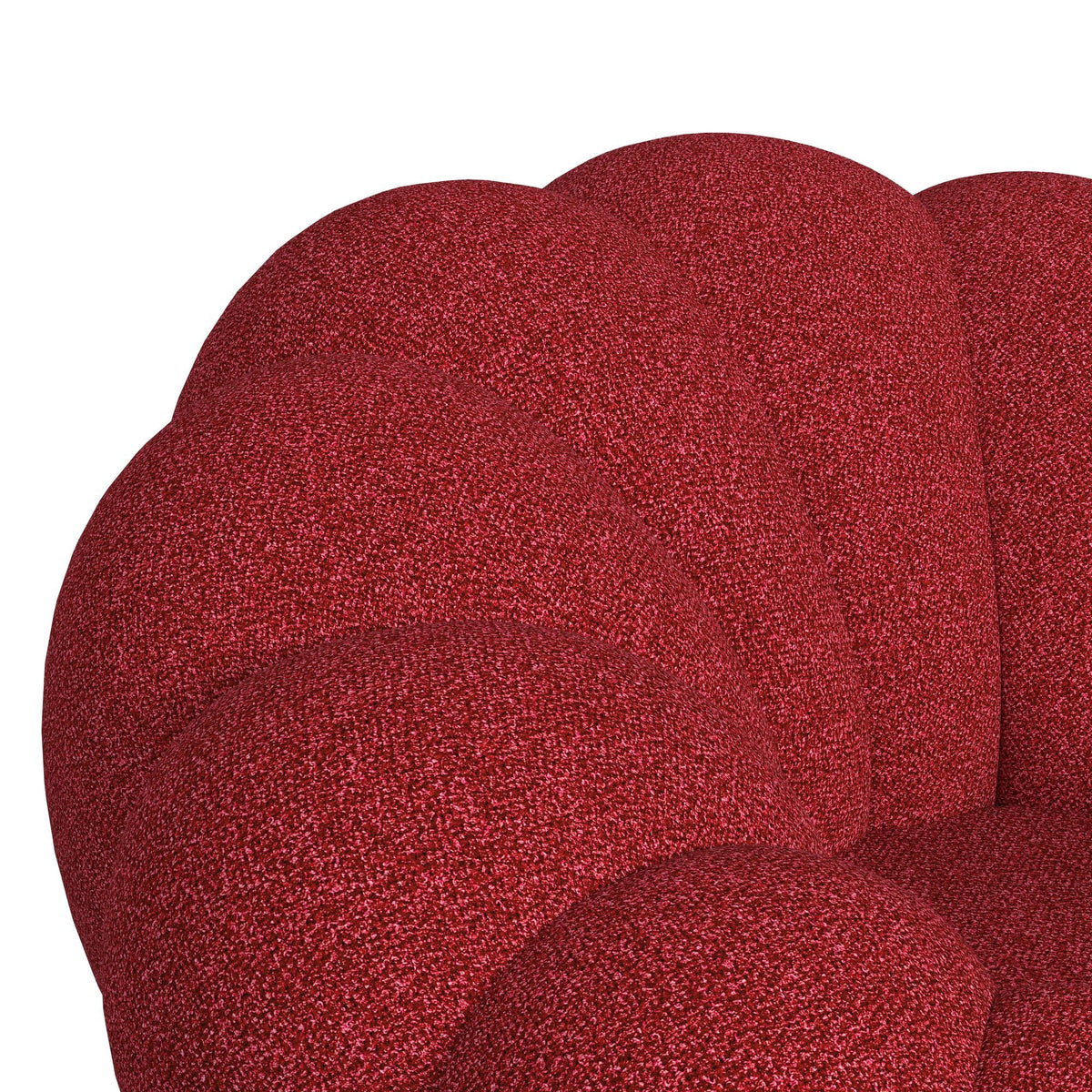 Bubble Swivel Chair And Ottoman in Light Gray by Elements International, view 12