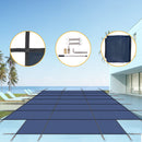 16 X 32 Ft High Strength Pool Safety Cover For Inground Winter Swimming Pools With Center End Step