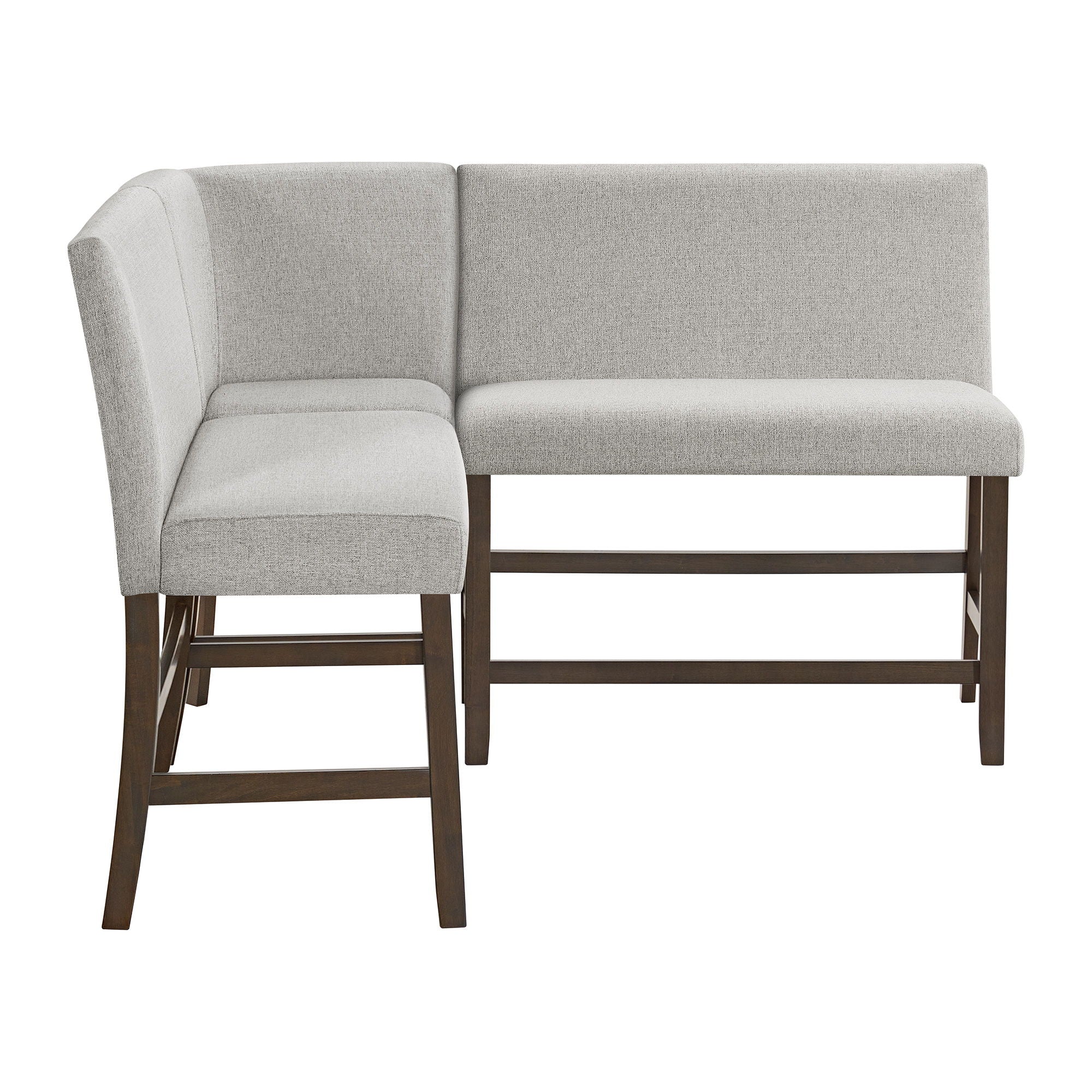 Seneca - Counter 3 Piece Corner Bench - Brown / Gray - Atlantic Fine Furniture Melbourne FL
