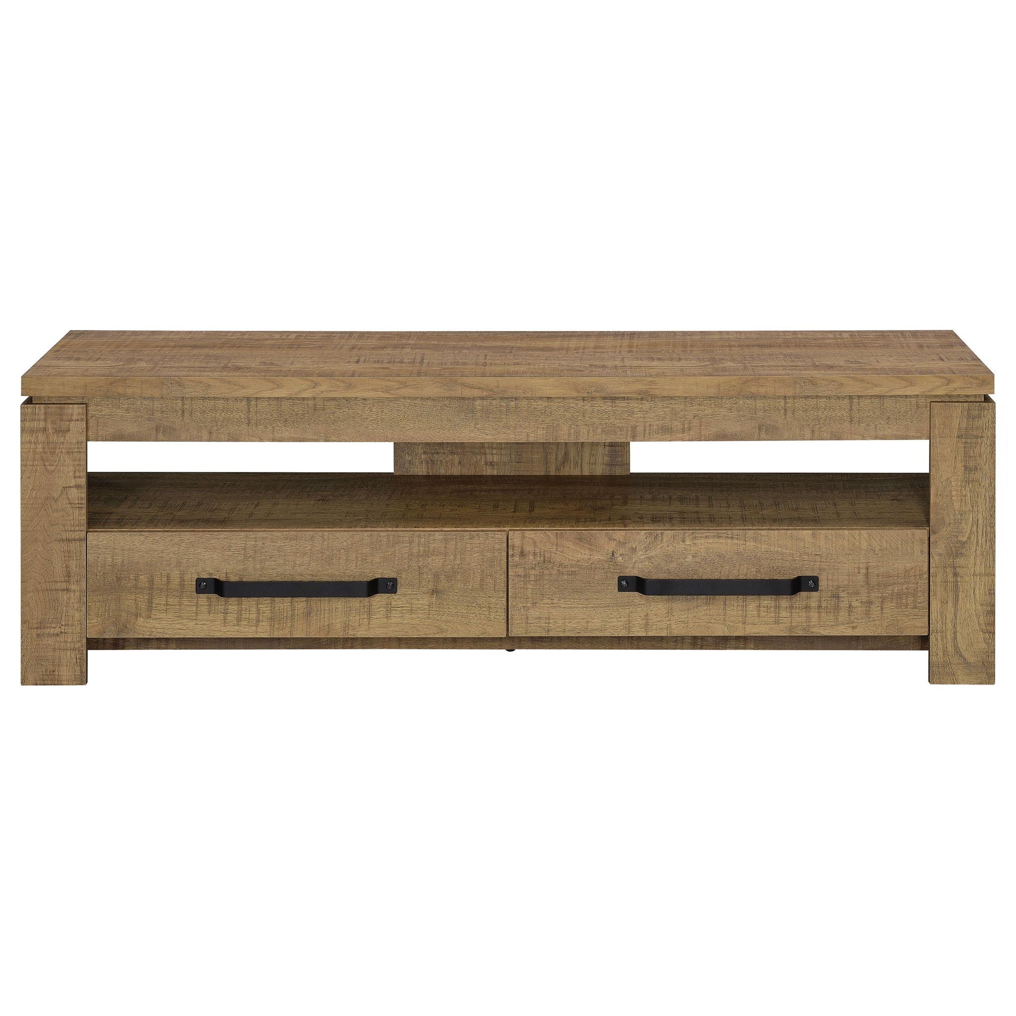 Elkton 2-drawer Engineered Wood 59-inch TV Stand Mango