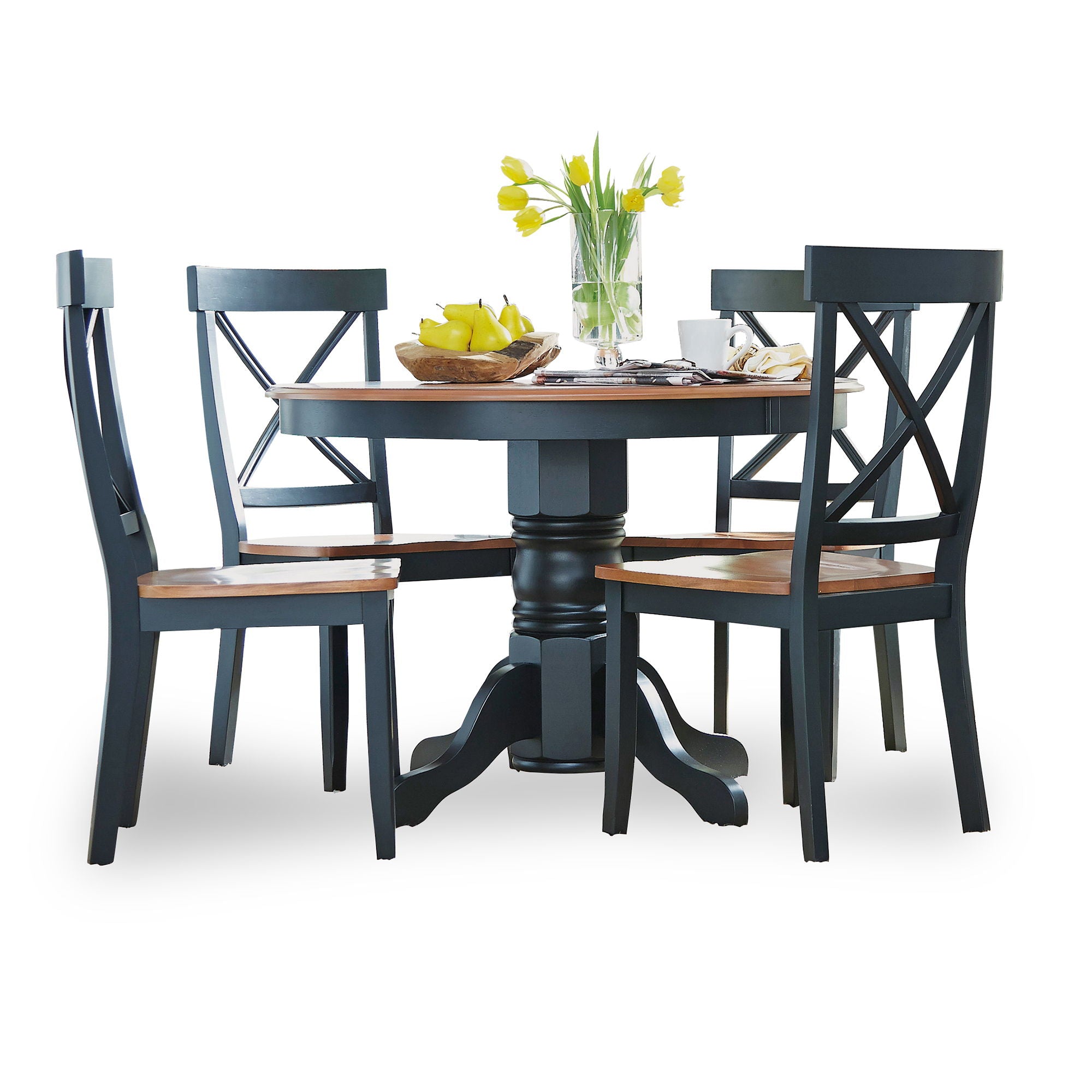 Bishop - 5 Piece Dining Set - Black
