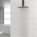 8" Square Rain Shower Head, Ceiling / Wall Mount Stainless Steel Bath Fixture