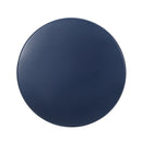 Zine - Outdoor Side Table With Hourglass Shaped And Iron Frame - Navy