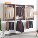 Devi - Wall Mounted Wood Closet System