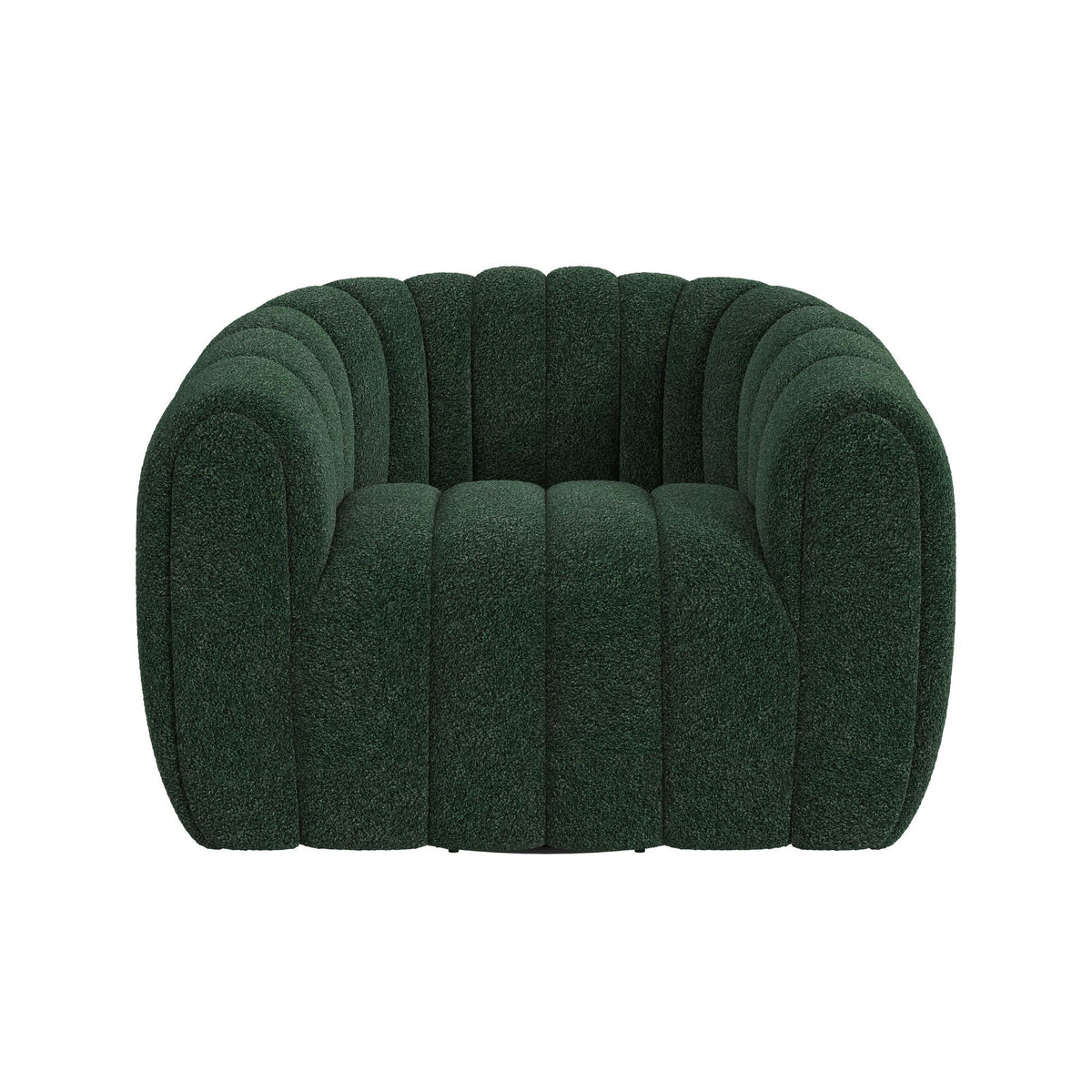 Flamingo Swivel Chair in Dark Green by Elements International, view 7