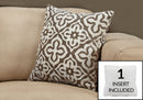 Decorative Throw Pillow, Square, Insert Included, Hypoallergenic Polyester, Modern