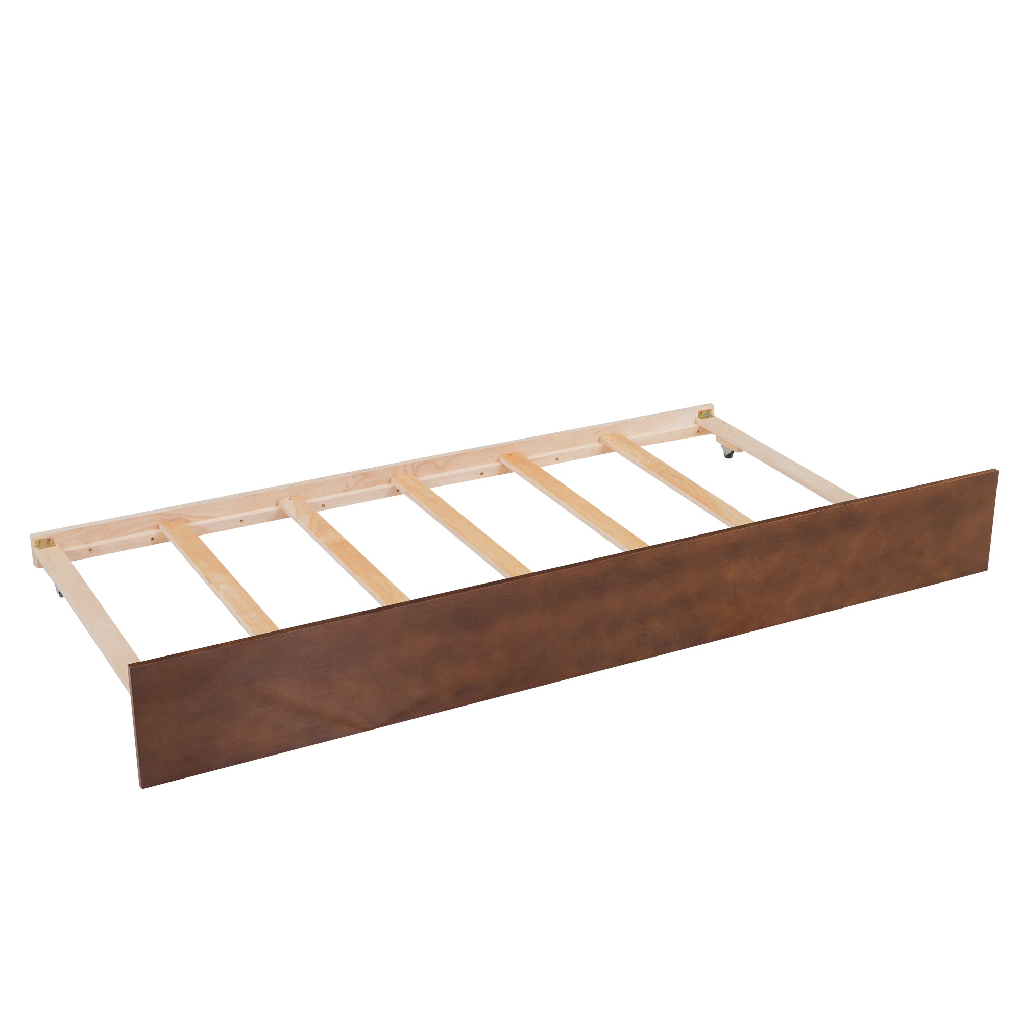 Full Size Wooden House Bed with Twin Size Trundle, Walnut - Atlantic Fine Furniture Melbourne FL