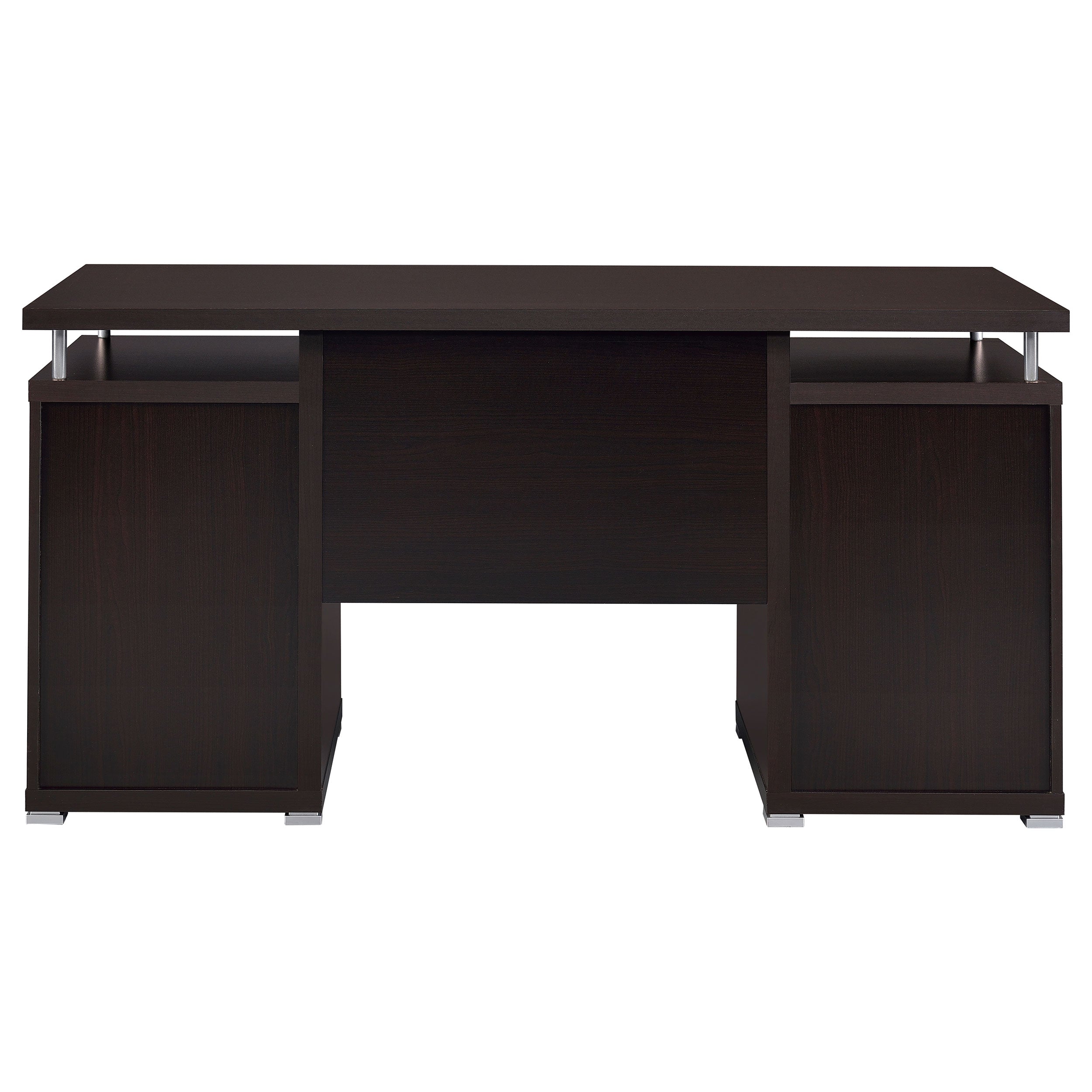 Tracy 55-inch 2-drawer Office Computer Desk Cappuccino — view 8