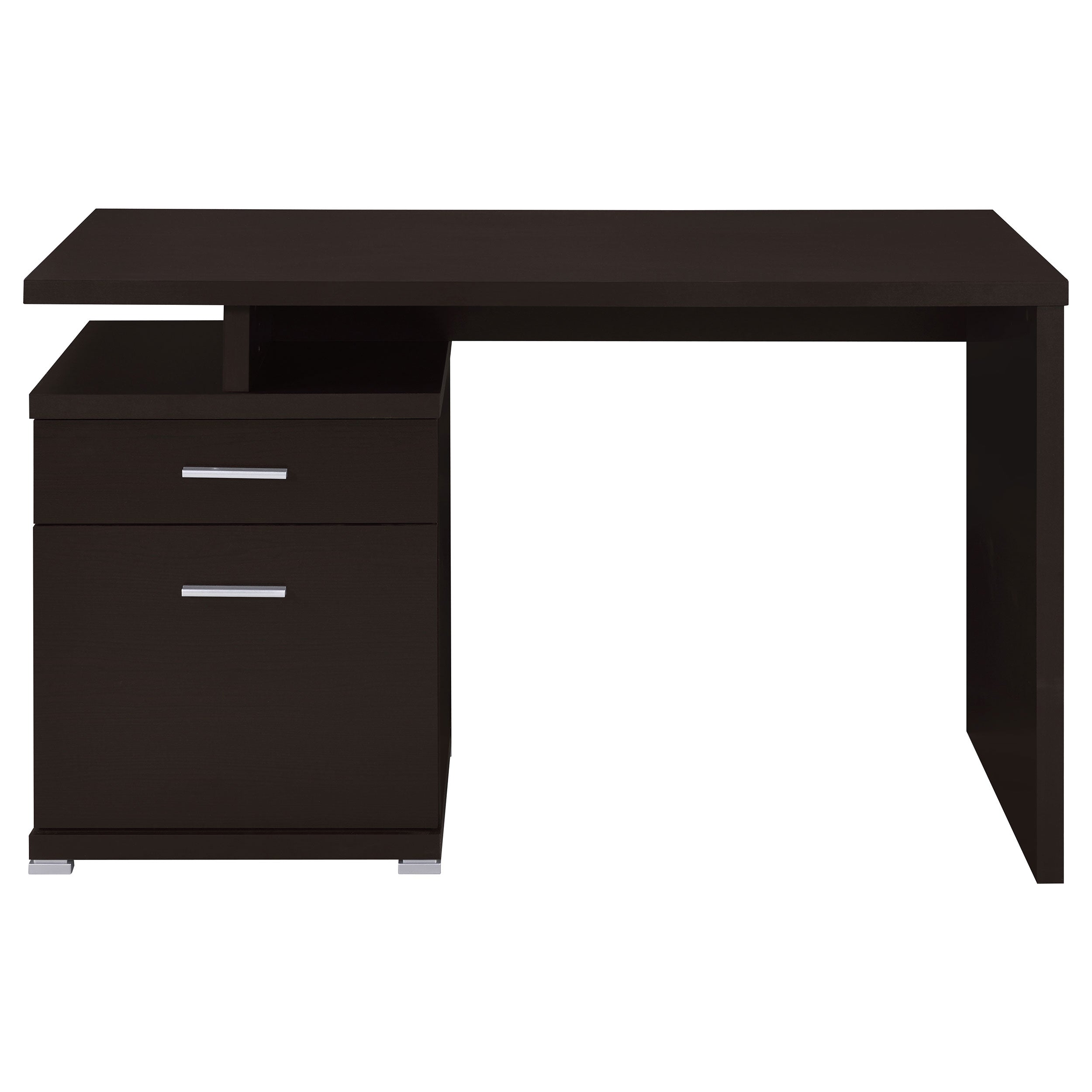 Irving 47-inch 2-drawer Office Computer Desk Cappuccino — view 6