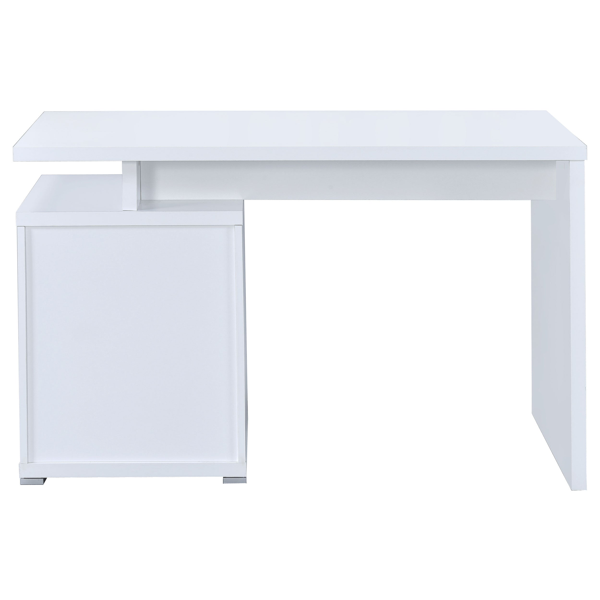 Irving 47-inch 2-drawer Office Computer Desk White — view 9