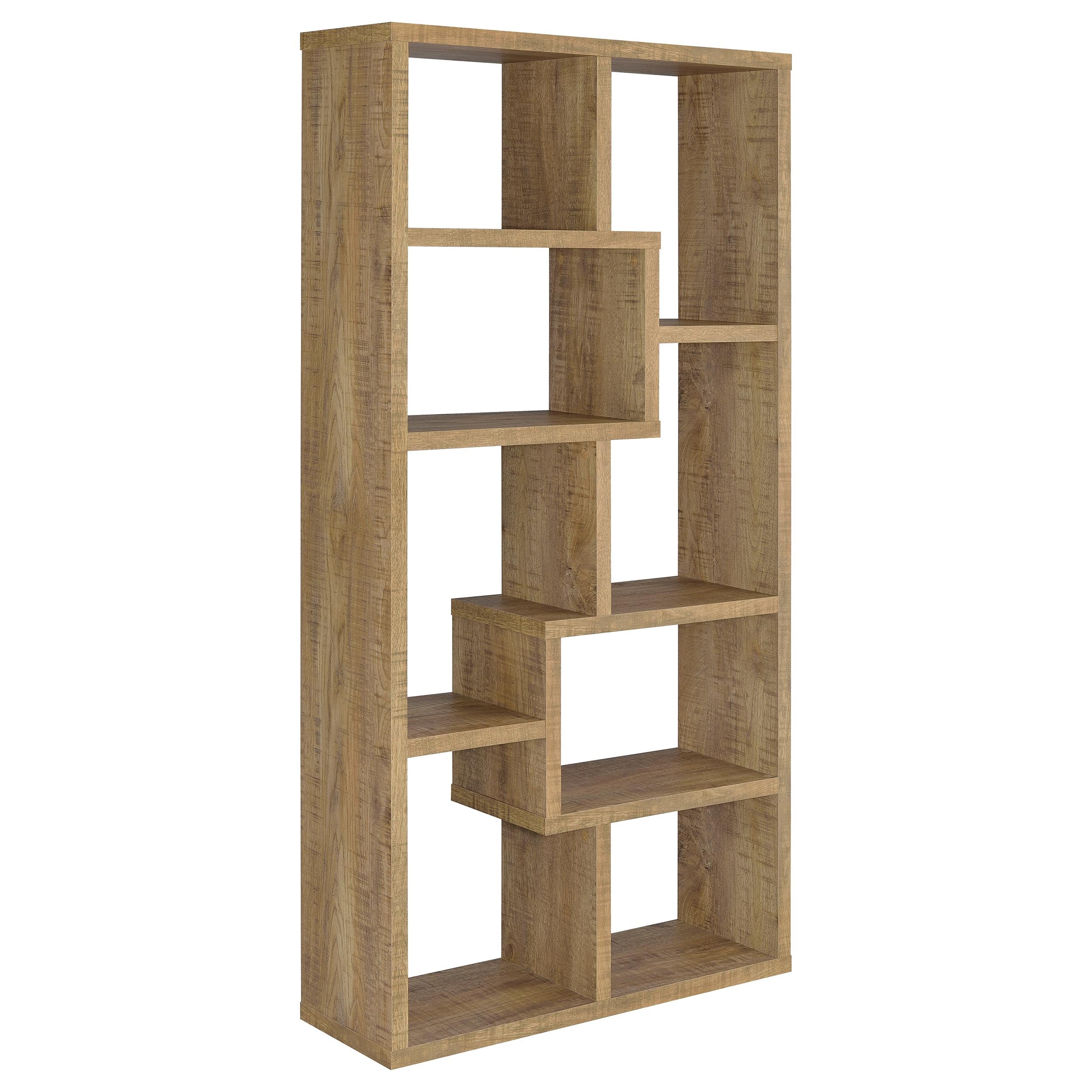 Theo 71-inch 6-shelf Bookshelf Mango — view 1