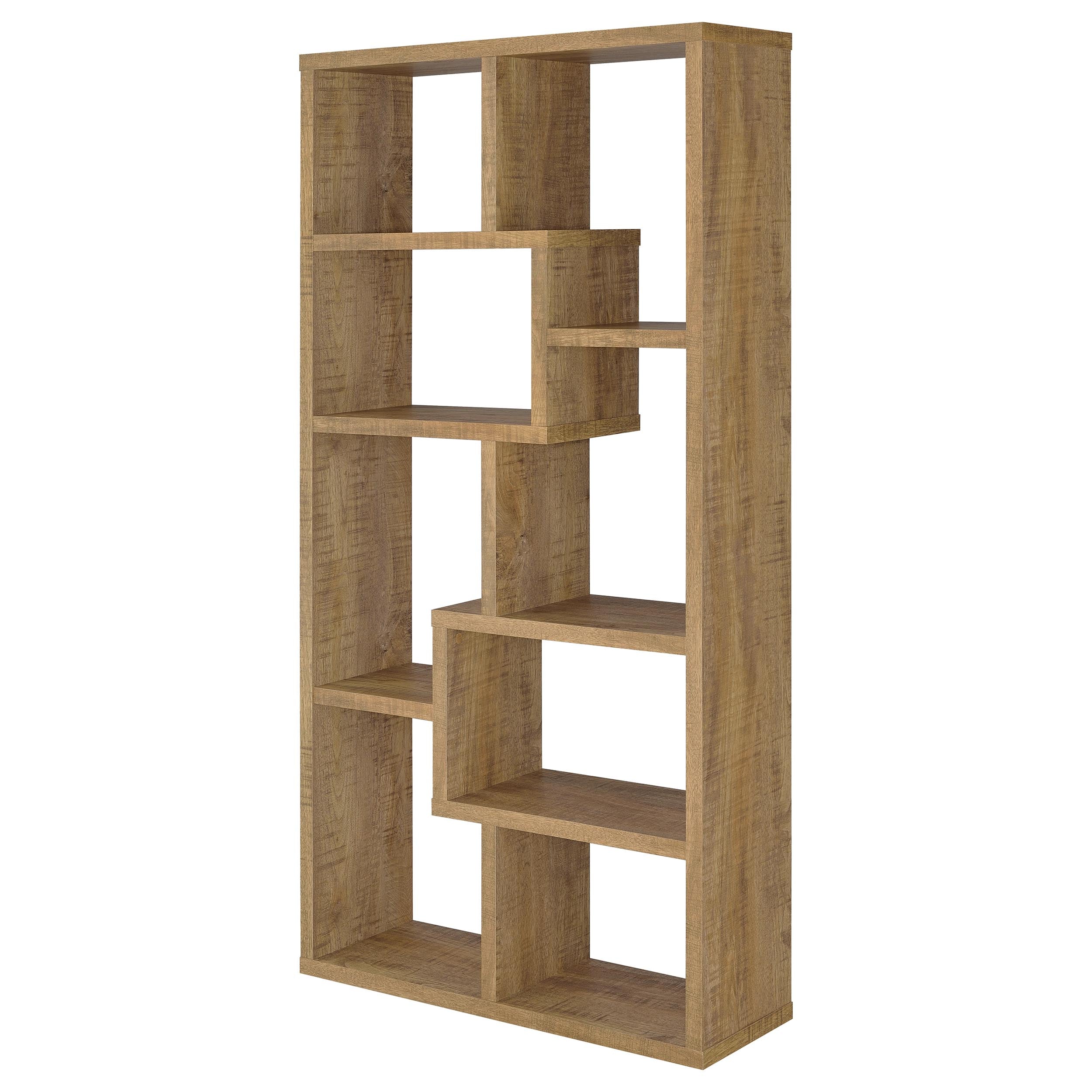 Theo 71-inch 6-shelf Bookshelf Mango — view 7