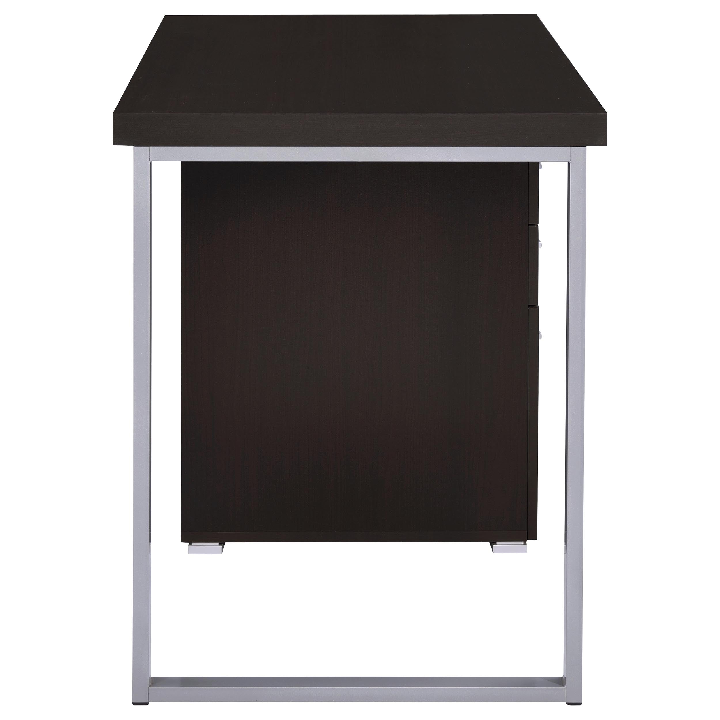 Brennan 47-inch 3-drawer Office Computer Desk Cappuccino — view 9