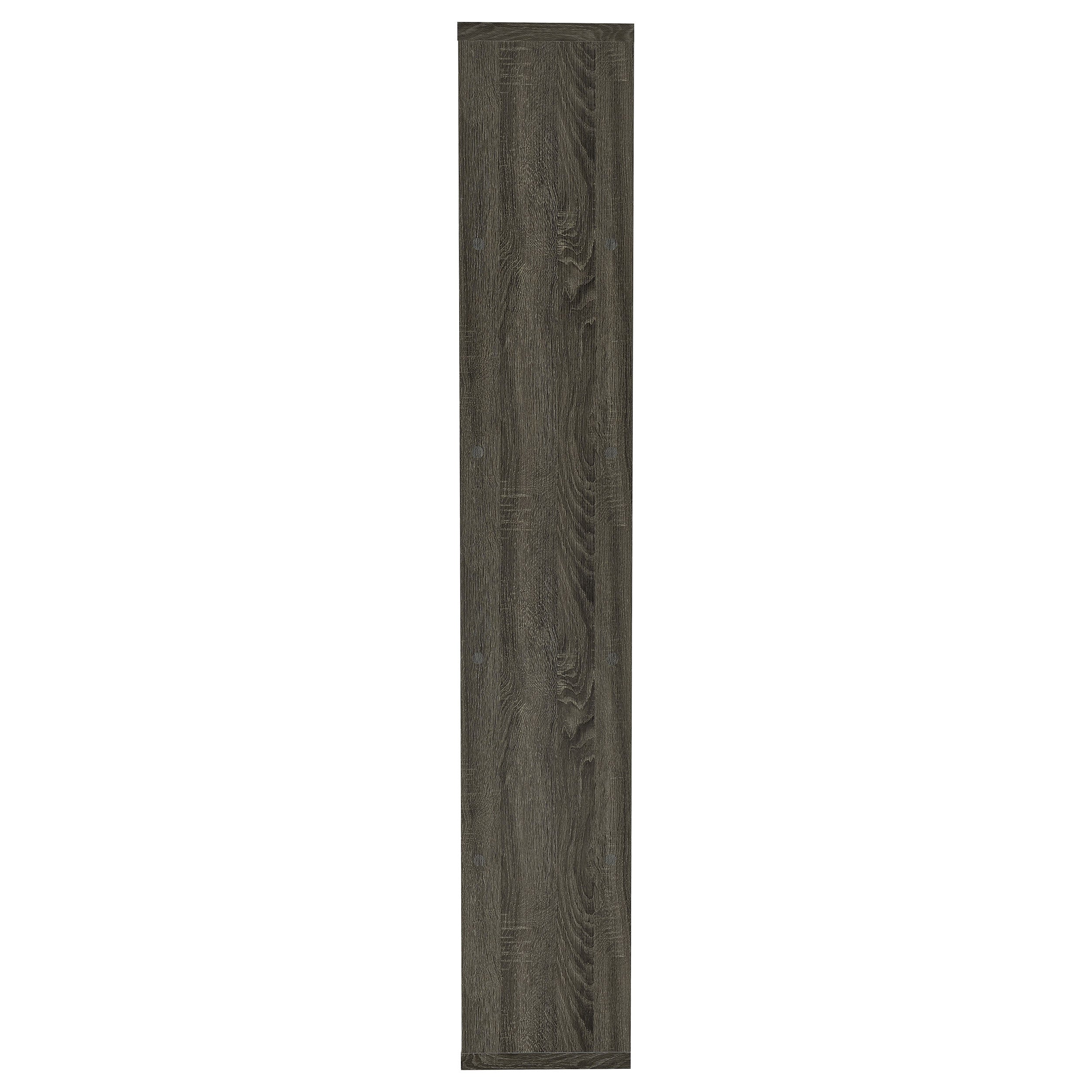 Harrison 71-inch 5-shelf Bookshelf Weathered Grey — view 7