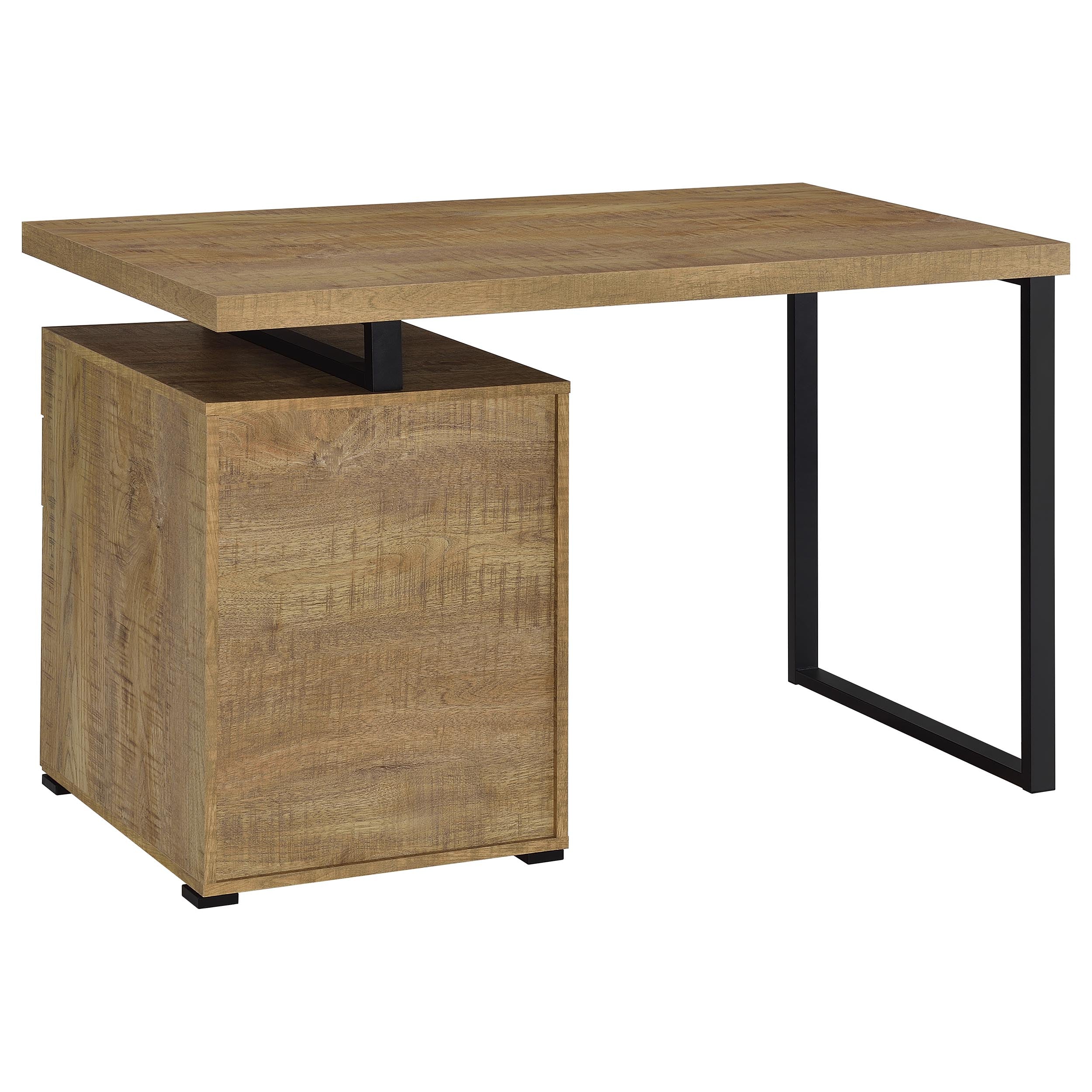 Brennan 47-inch 3-drawer Office Computer Desk Mango — view 7