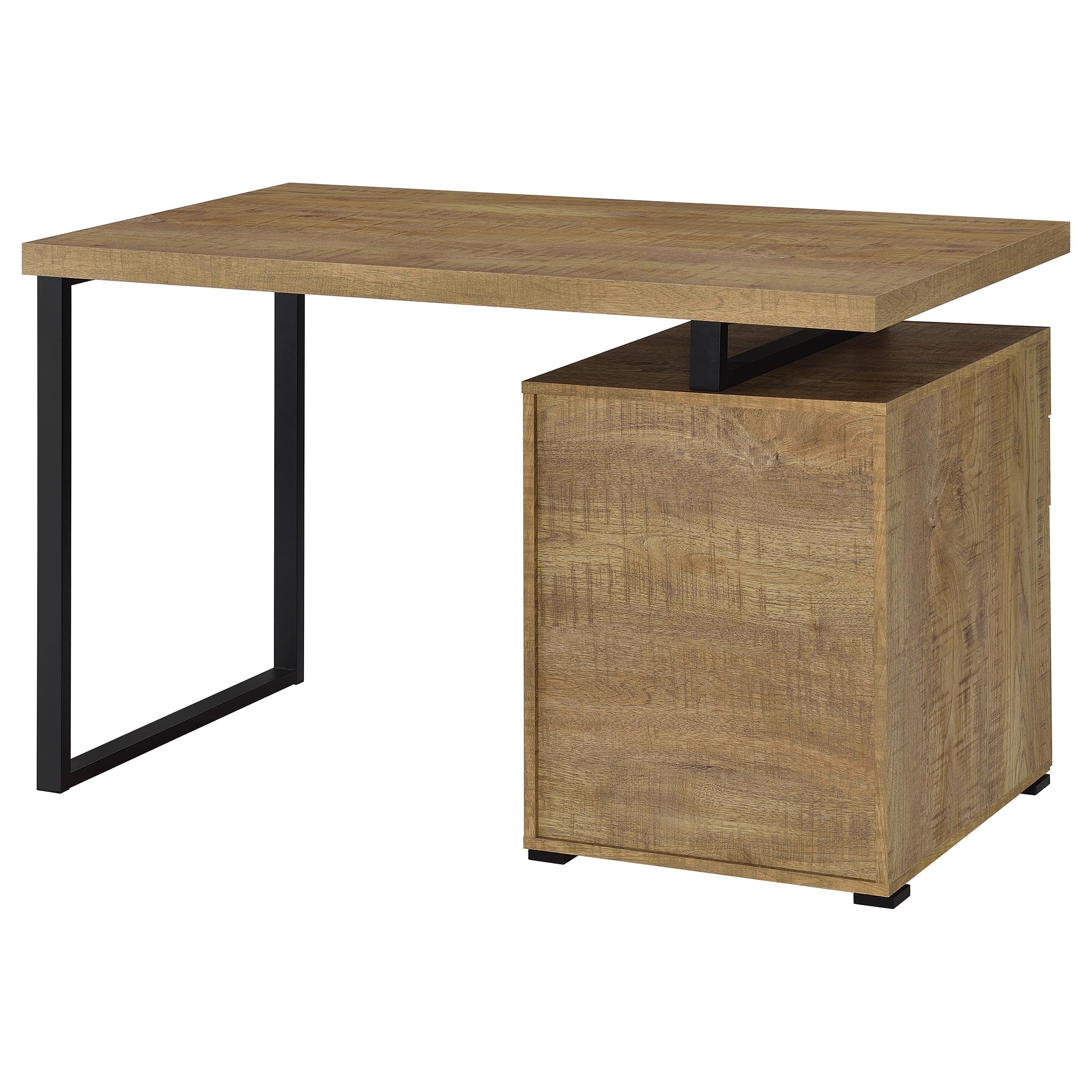 Brennan 47-inch 3-drawer Office Computer Desk Mango — view 8