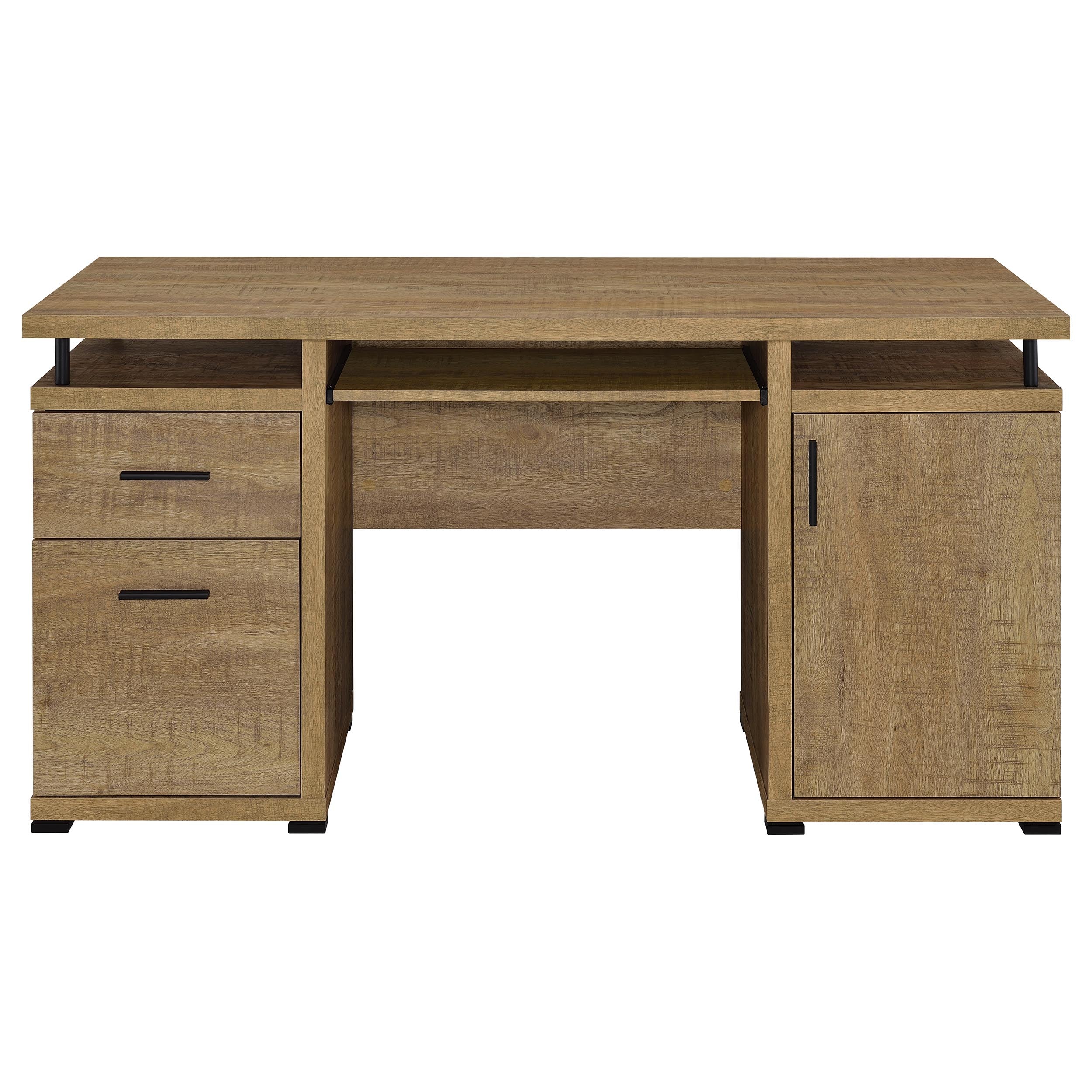 Tracy 55-inch 2-drawer Office Computer Desk Mango — view 4