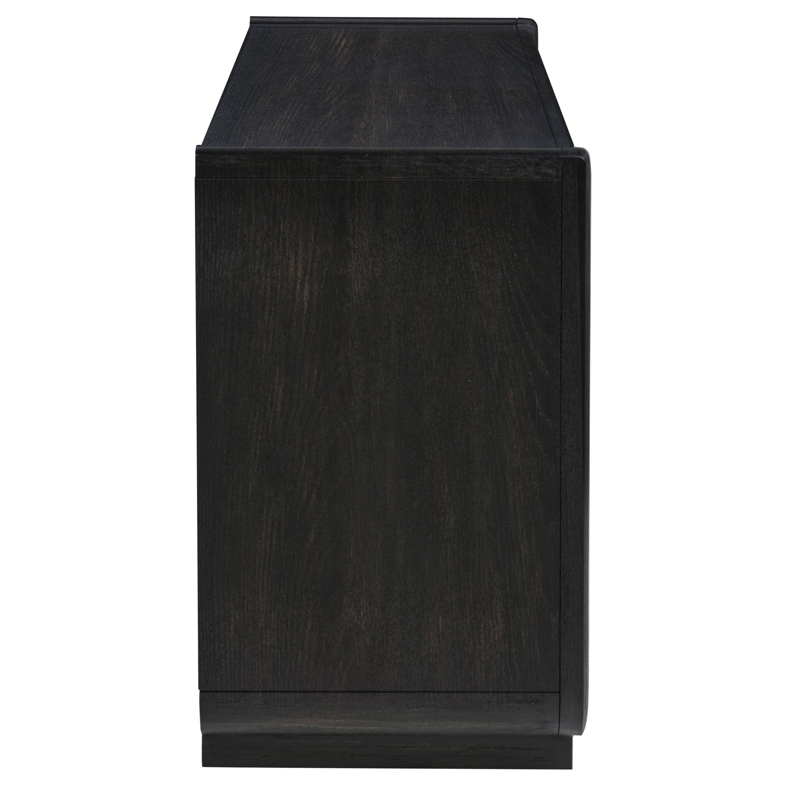 Leandro 2-drawer Home Office Writing Desk Burnished Black — view 11