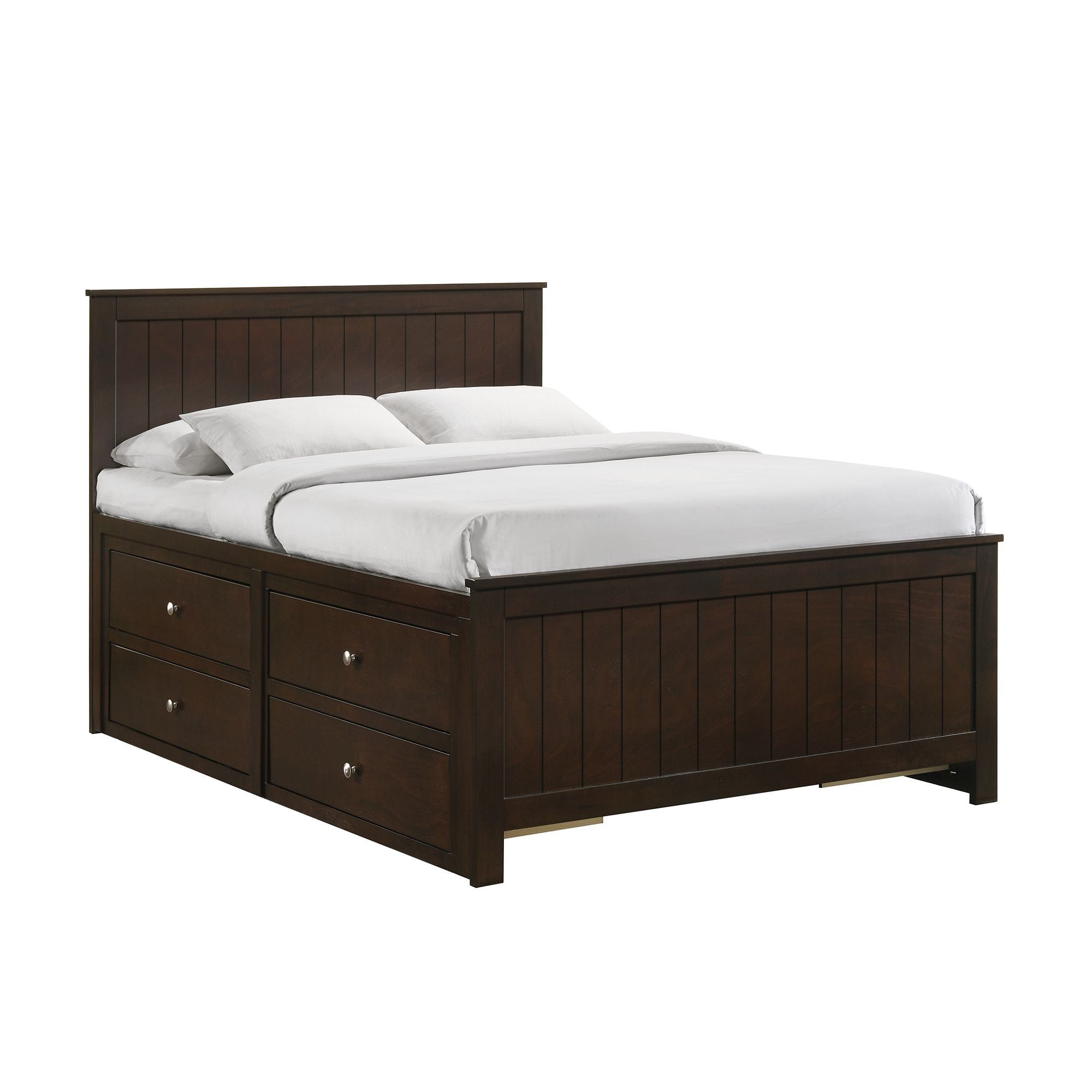 Sami Captains Bedroom Set in Dark Brown by Elements International, view 11