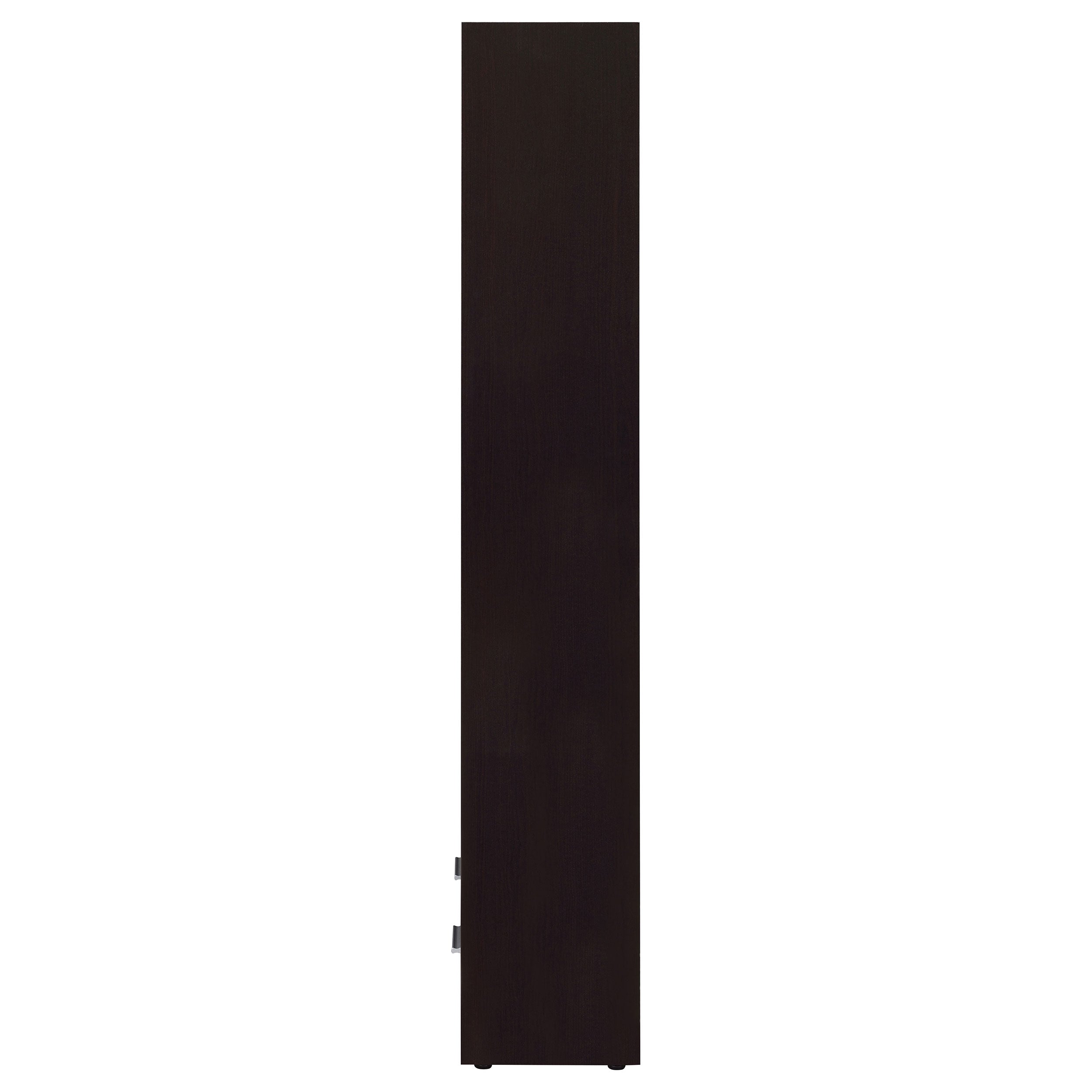 Skylar 71-inch 5-shelf Bookcase with Drawer Cappuccino — view 6