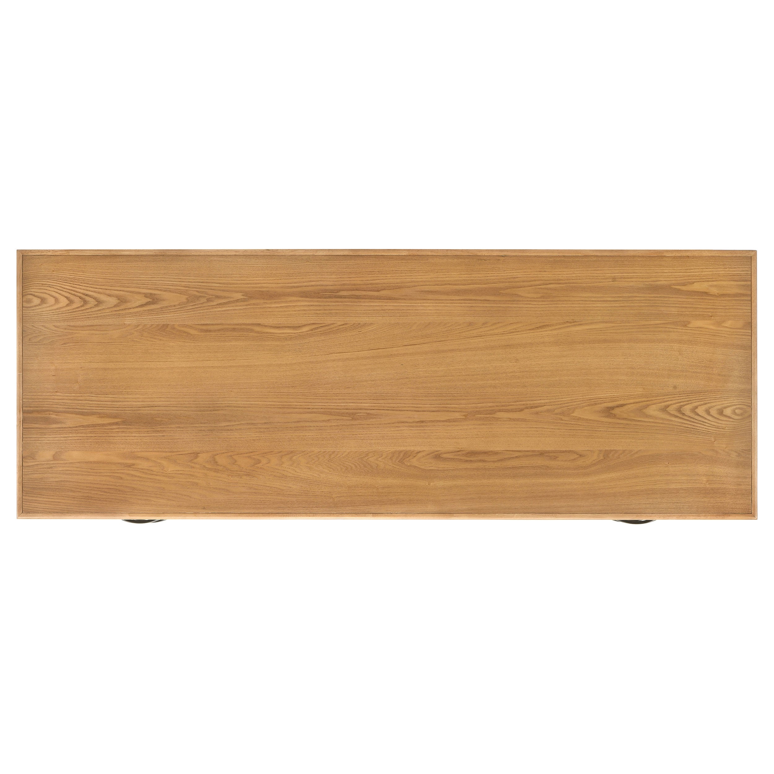 Roldan 69-inch 4-drawer Computer Desk with File Drawer Light Ash — view 12