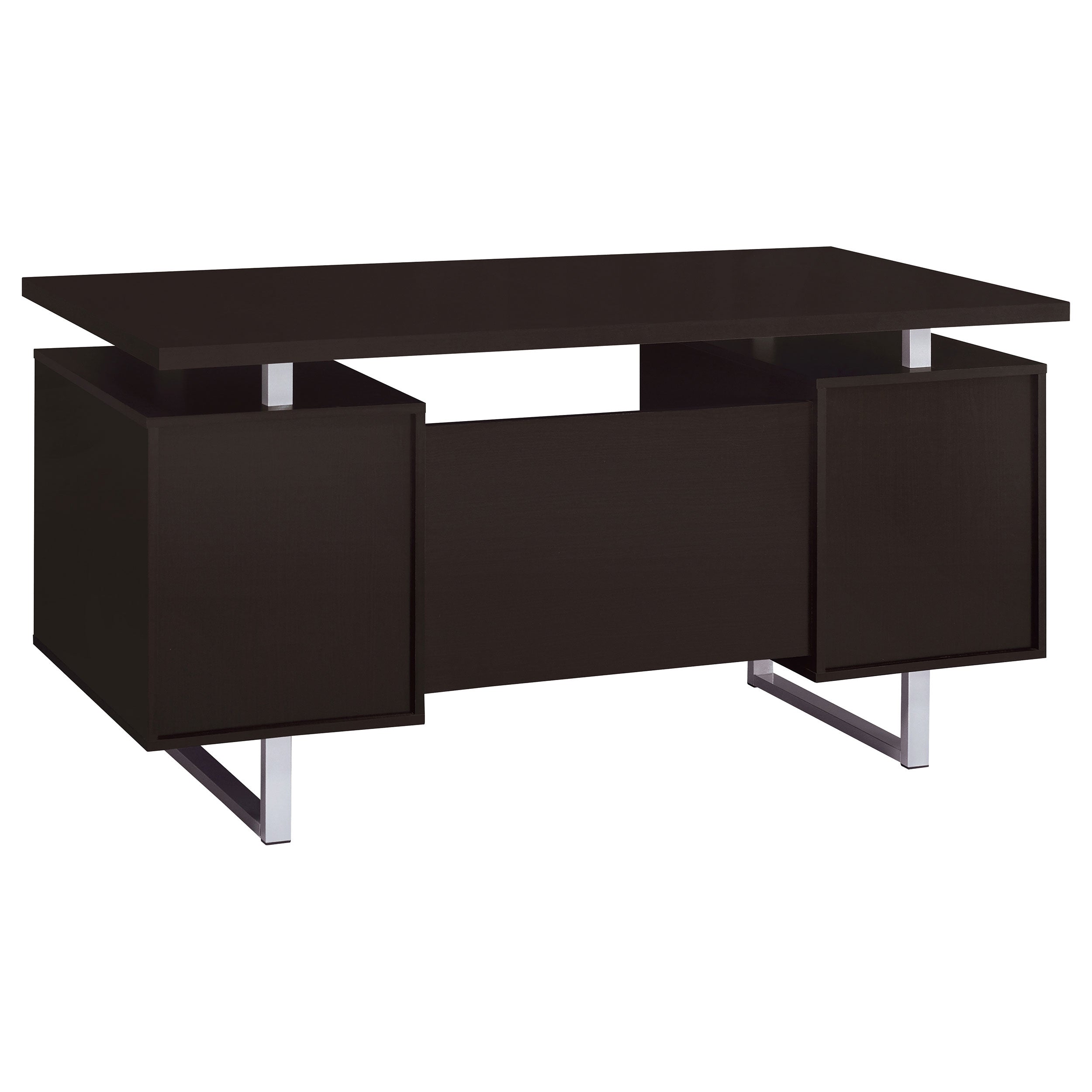 Lawtey 60-inch 2-drawer Office Computer Desk Cappuccino — view 7
