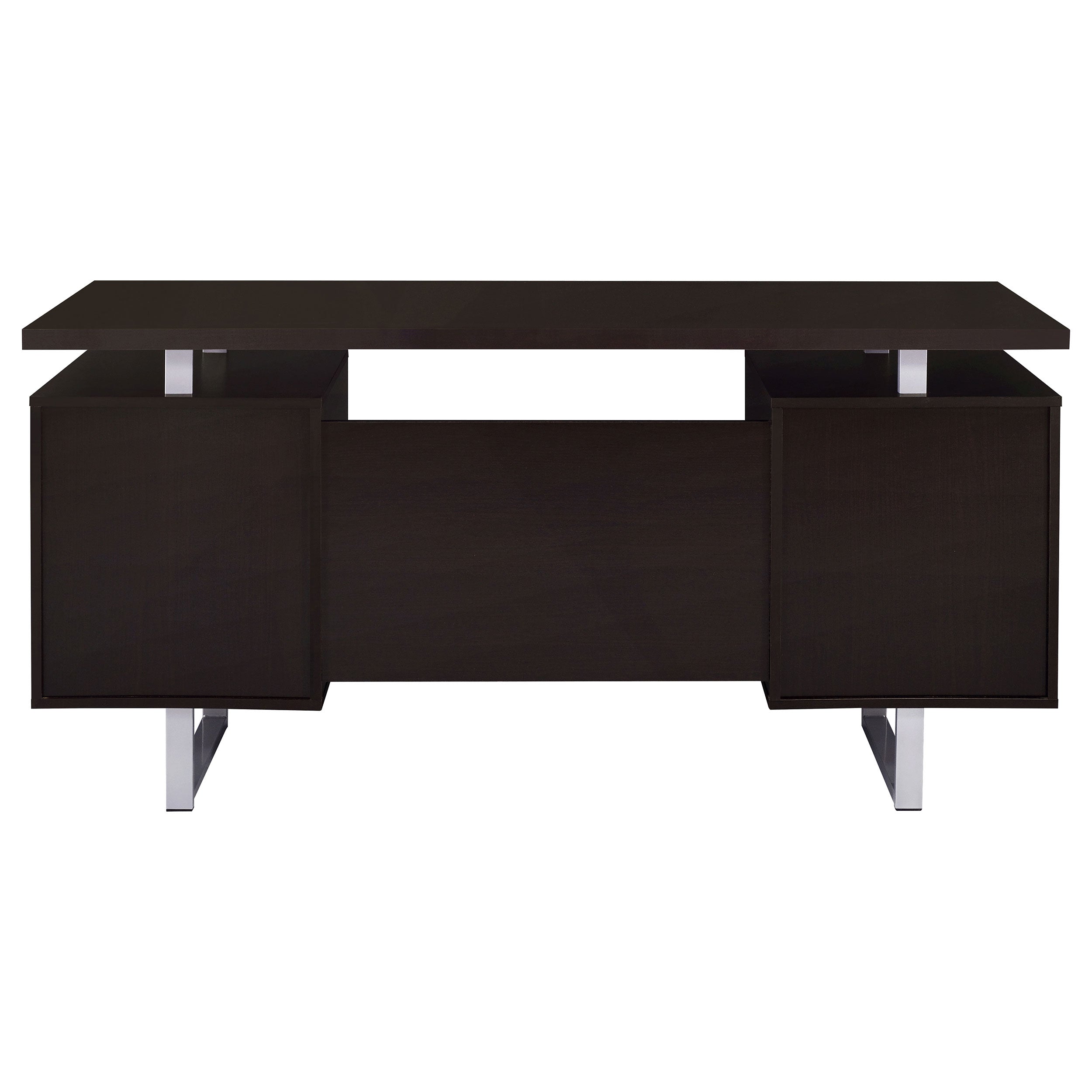 Lawtey 60-inch 2-drawer Office Computer Desk Cappuccino — view 8
