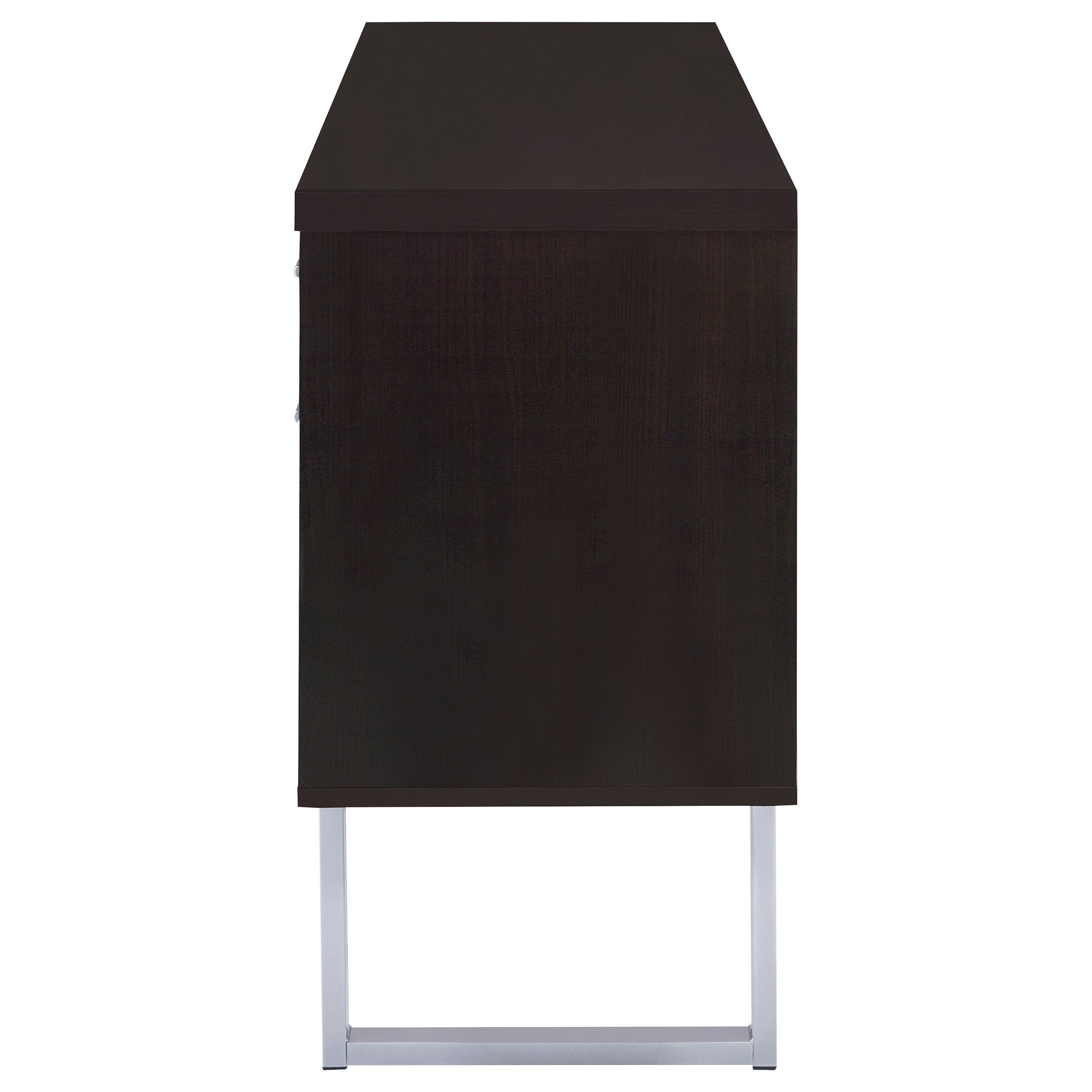 Lawtey 5-drawer Home Office Storage Credenza Cappuccino — view 6