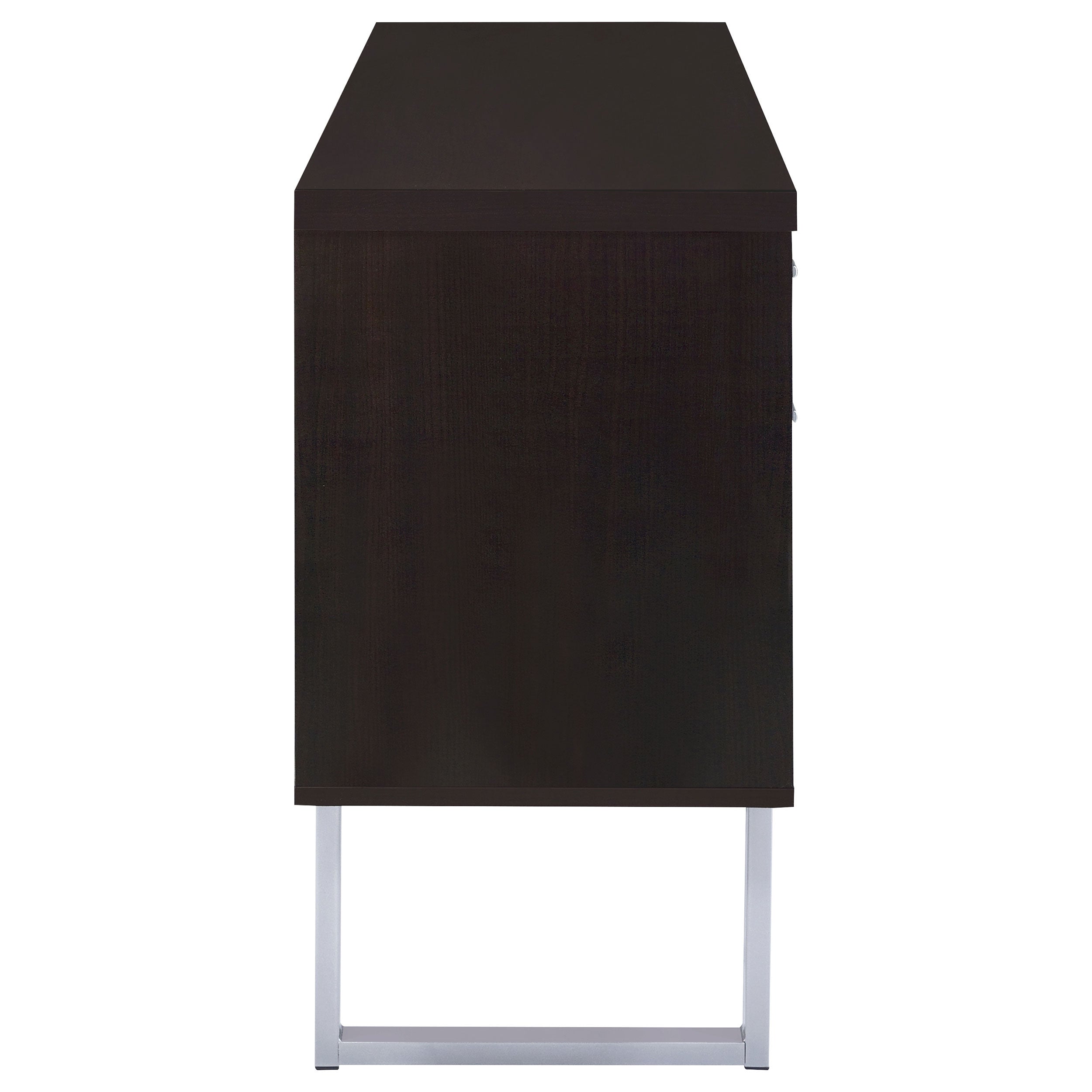 Lawtey 5-drawer Home Office Storage Credenza Cappuccino — view 10