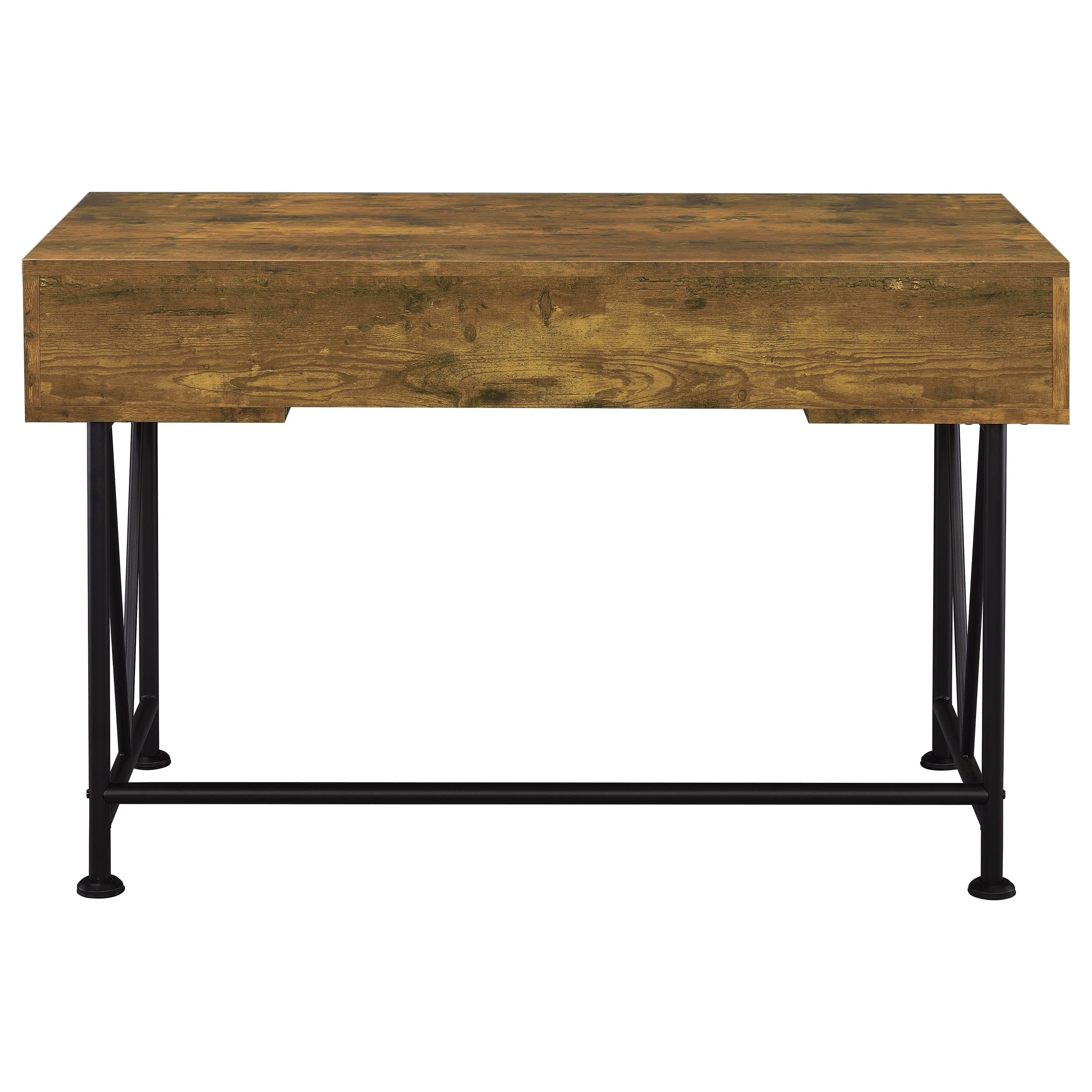 Analiese 2-piece Computer Desk Bookcase Set Rustic Nutmeg — view 6