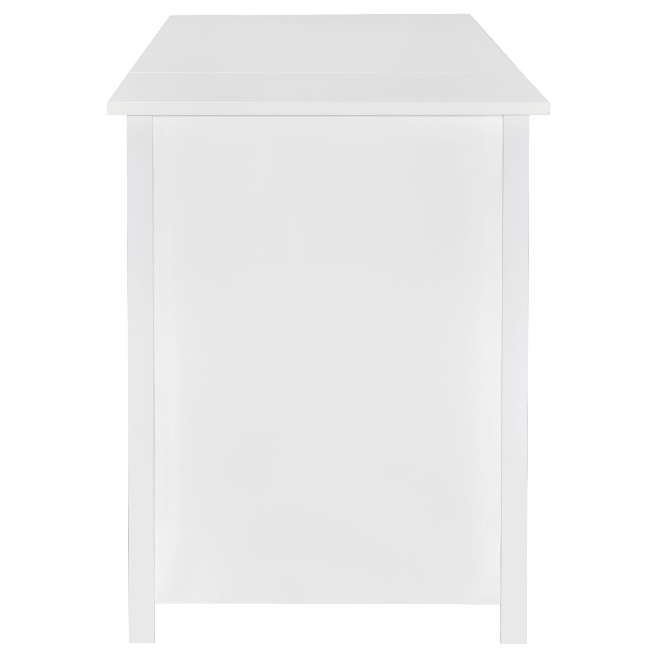 Dylan 60-inch 4-drawer Lift Top Office Desk White High Gloss — view 6